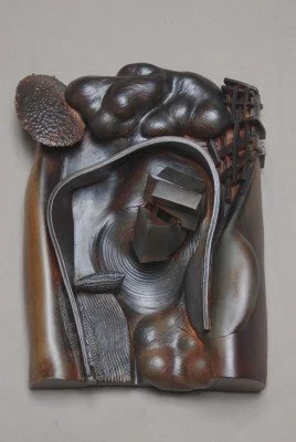  James and Fox Fleming  28 x 24 x 6 inches, 2009 Earthenware and graphite