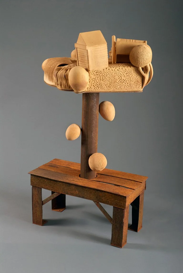  Sara Reynolds  50 inches, 2014 Clay and steel