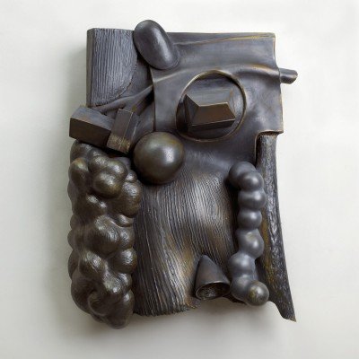  Ellis and Anna Mae Thomas  25 x 19 x 6 inches, 2009 Earthenware, graphite, acrylic