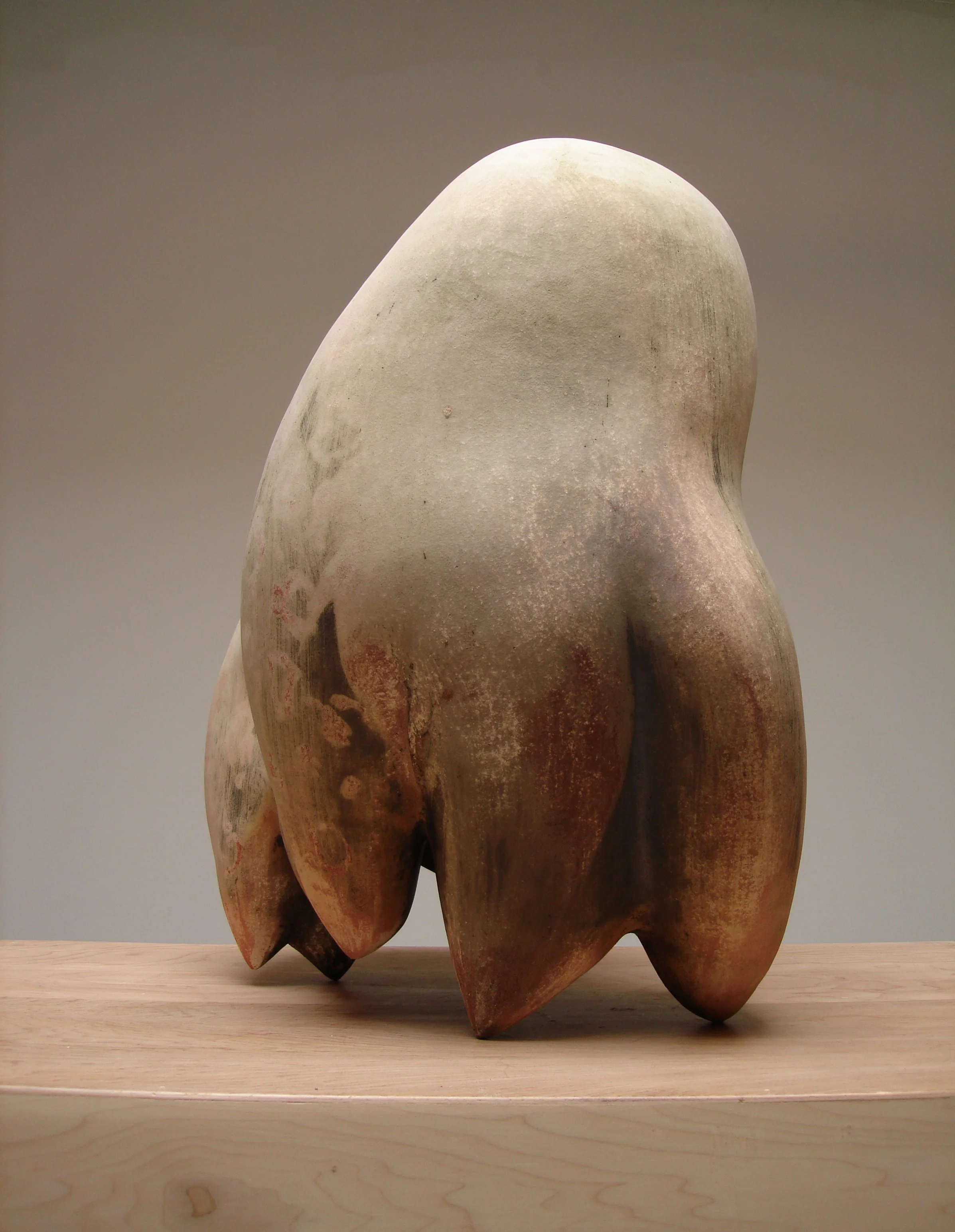  Bite Down (view 2)  26 x 22 x 12 inches, 2006 Earthenware, oxide, slip