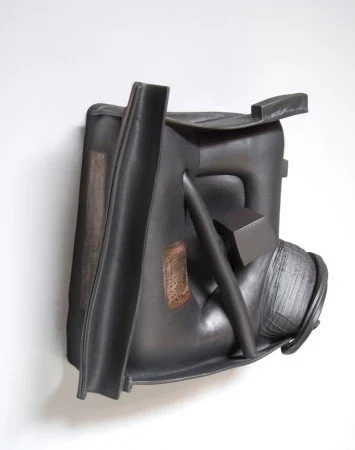  Shirley Hitchcock  20 x 23 x 5 inches, 2012 Earthenware, graphite, acrylic