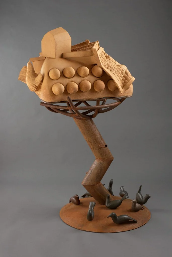  Lori Mason  49 inches, 2014 Clay and steel