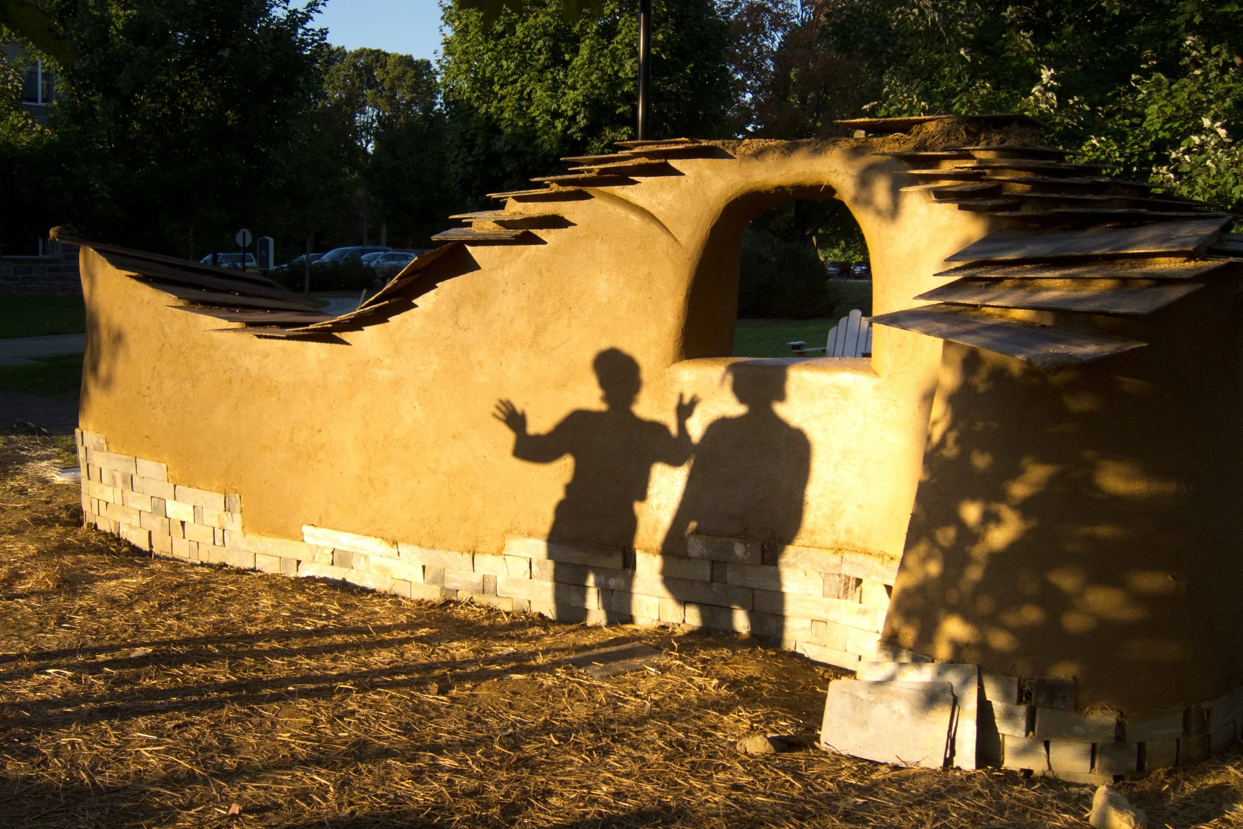 Swarthmore Cob Wall