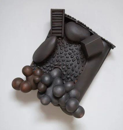 Perry and Henrietta Royal  24 x 20 x 6 inches, 2012 Earthenware, graphite, acrylic