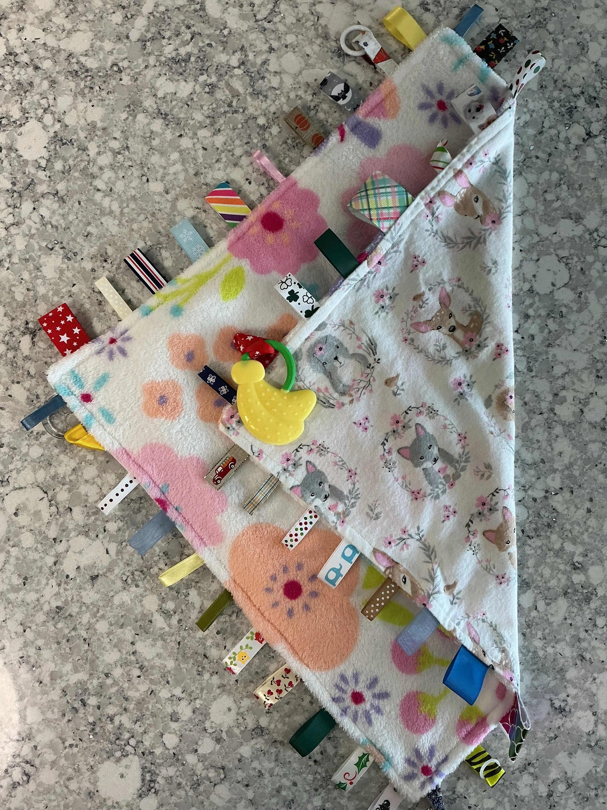 Baby Sensory Tag Blanket