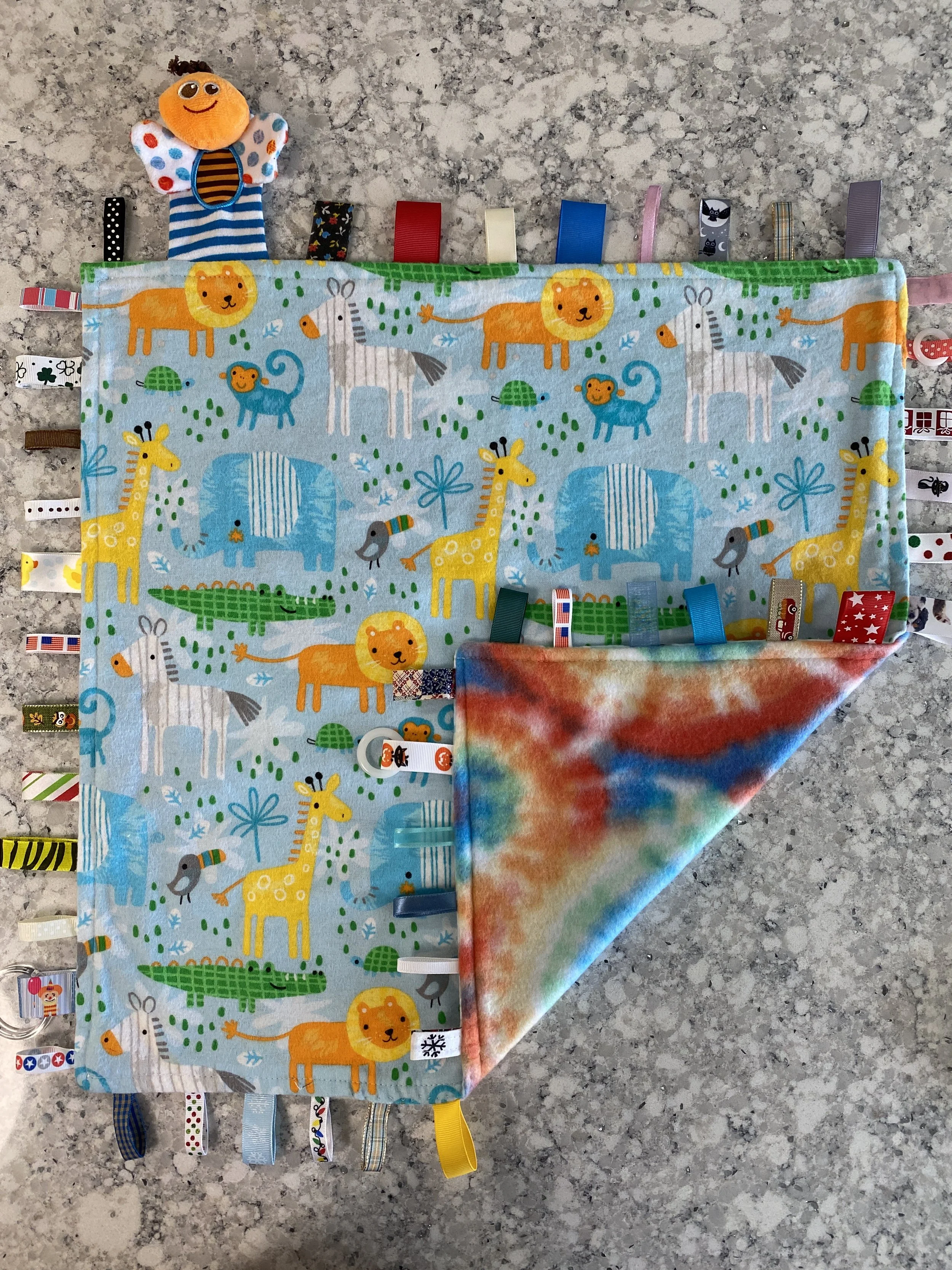 Baby Sensory Tag Blanket