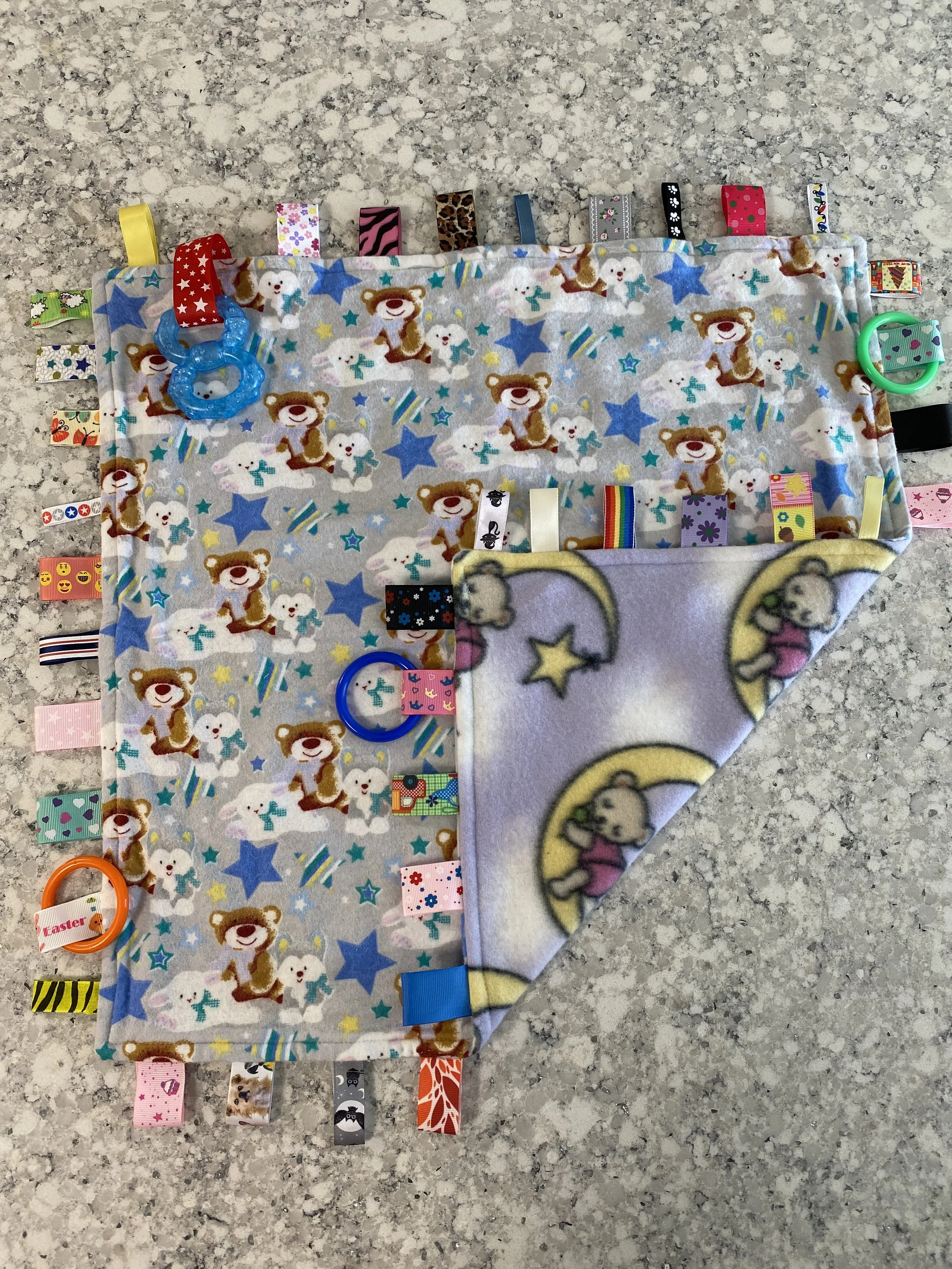 Baby Sensory Tag Blanket