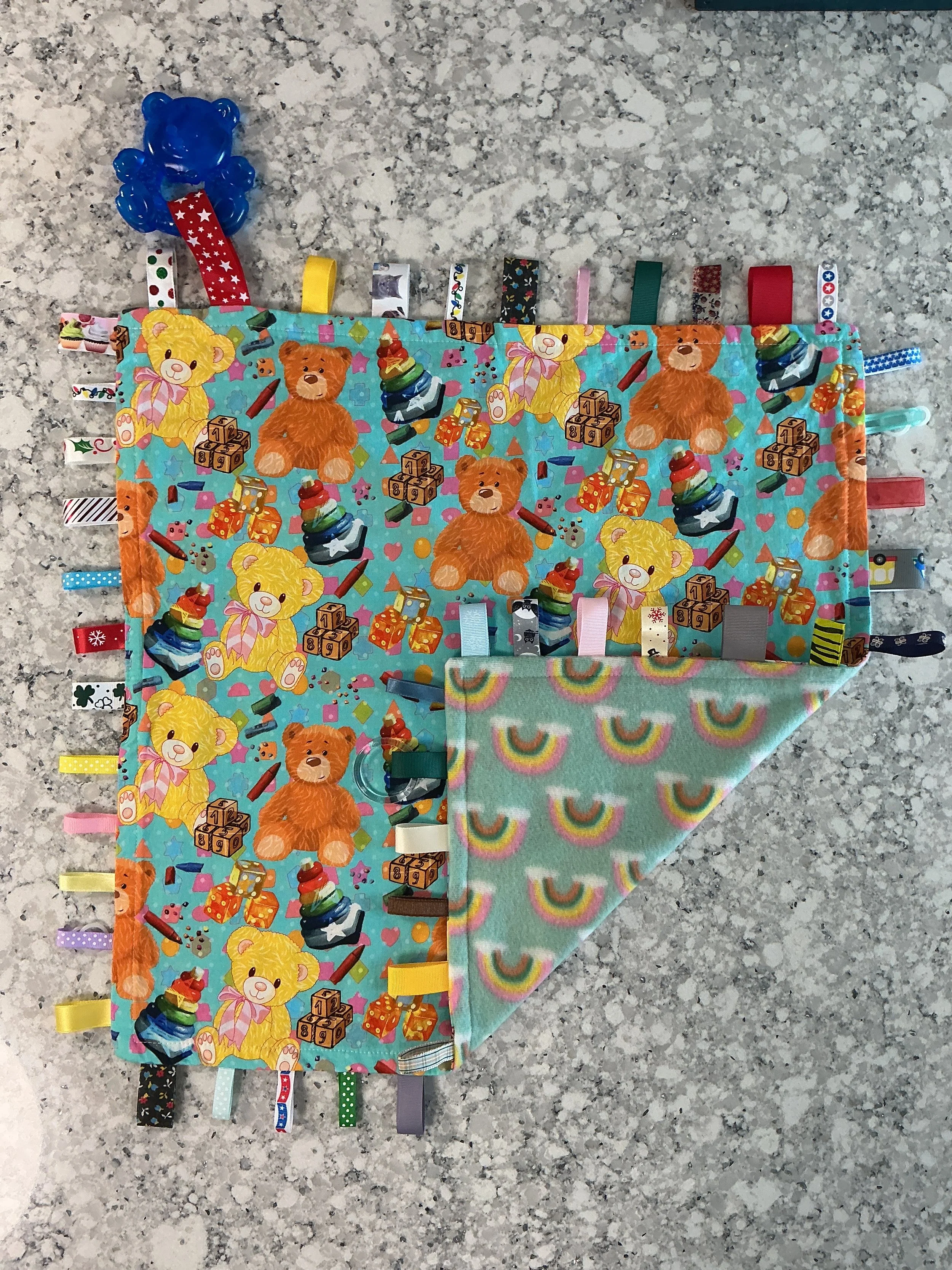 Baby Sensory Tag Blanket