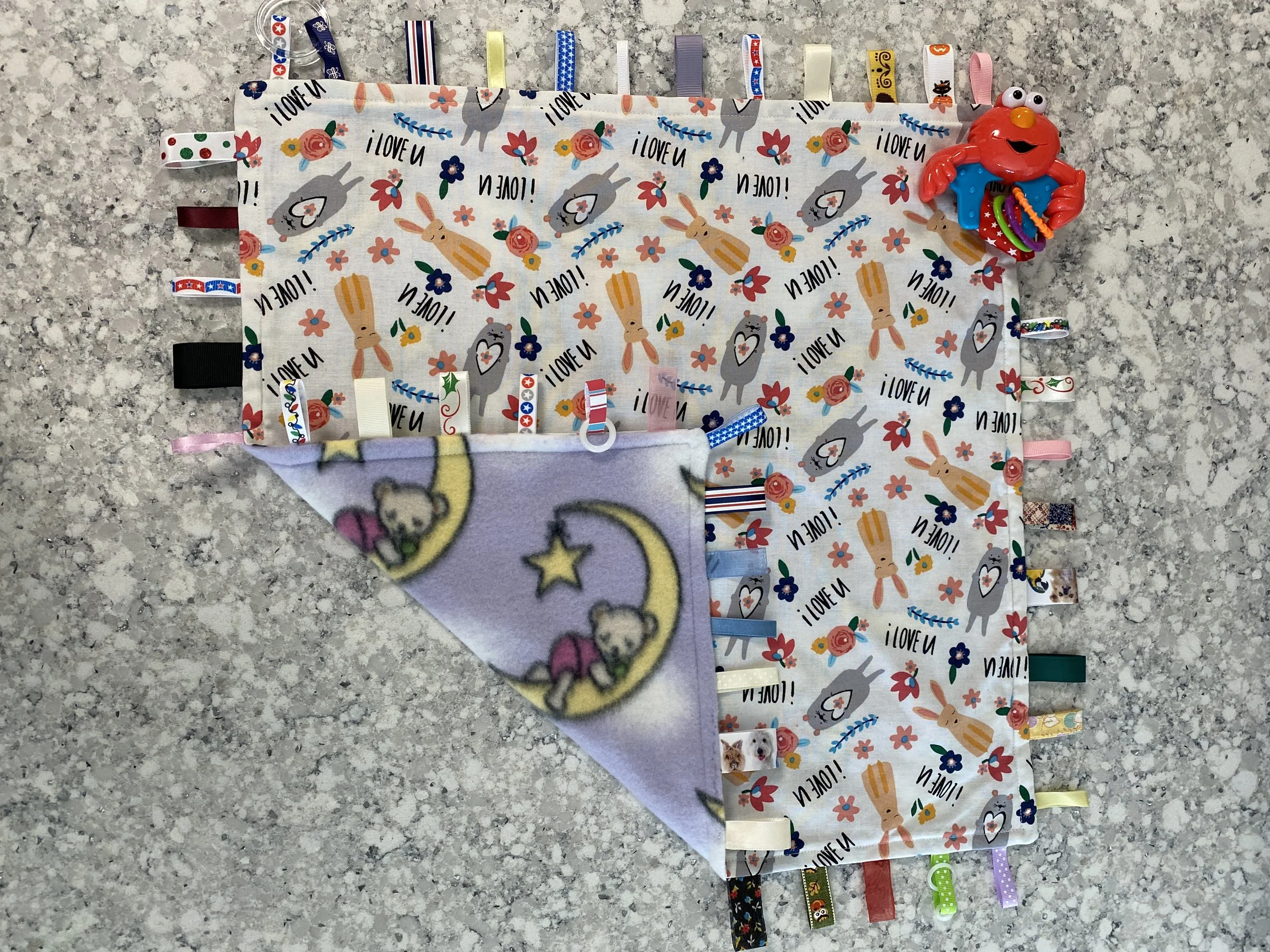 Baby Sensory Tag Blanket