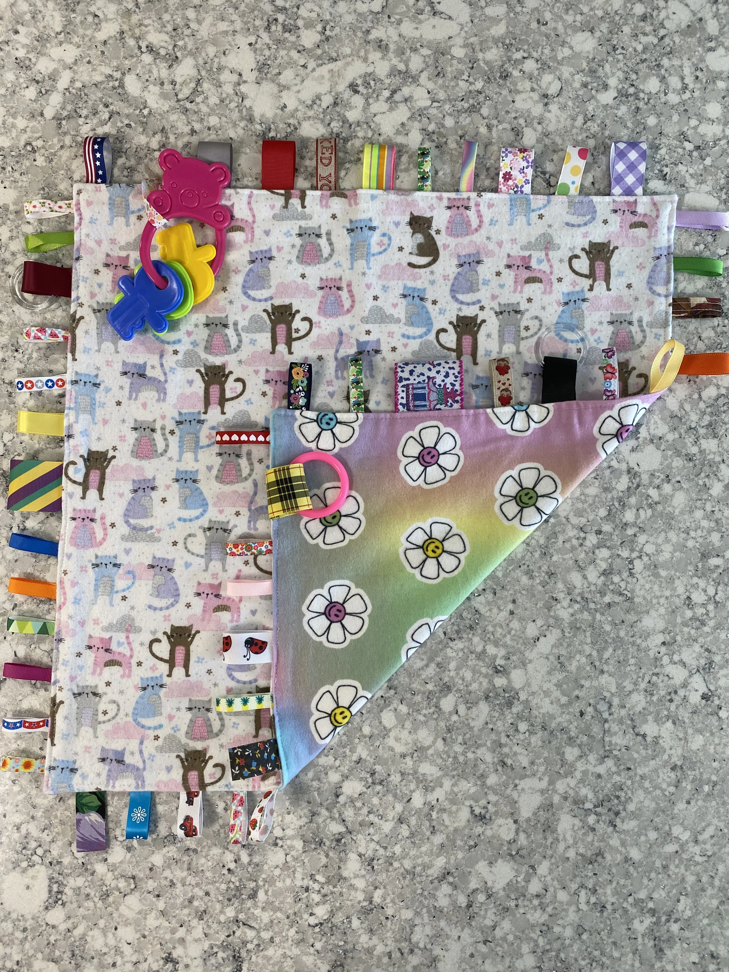 Baby Sensory Tag Blanket
