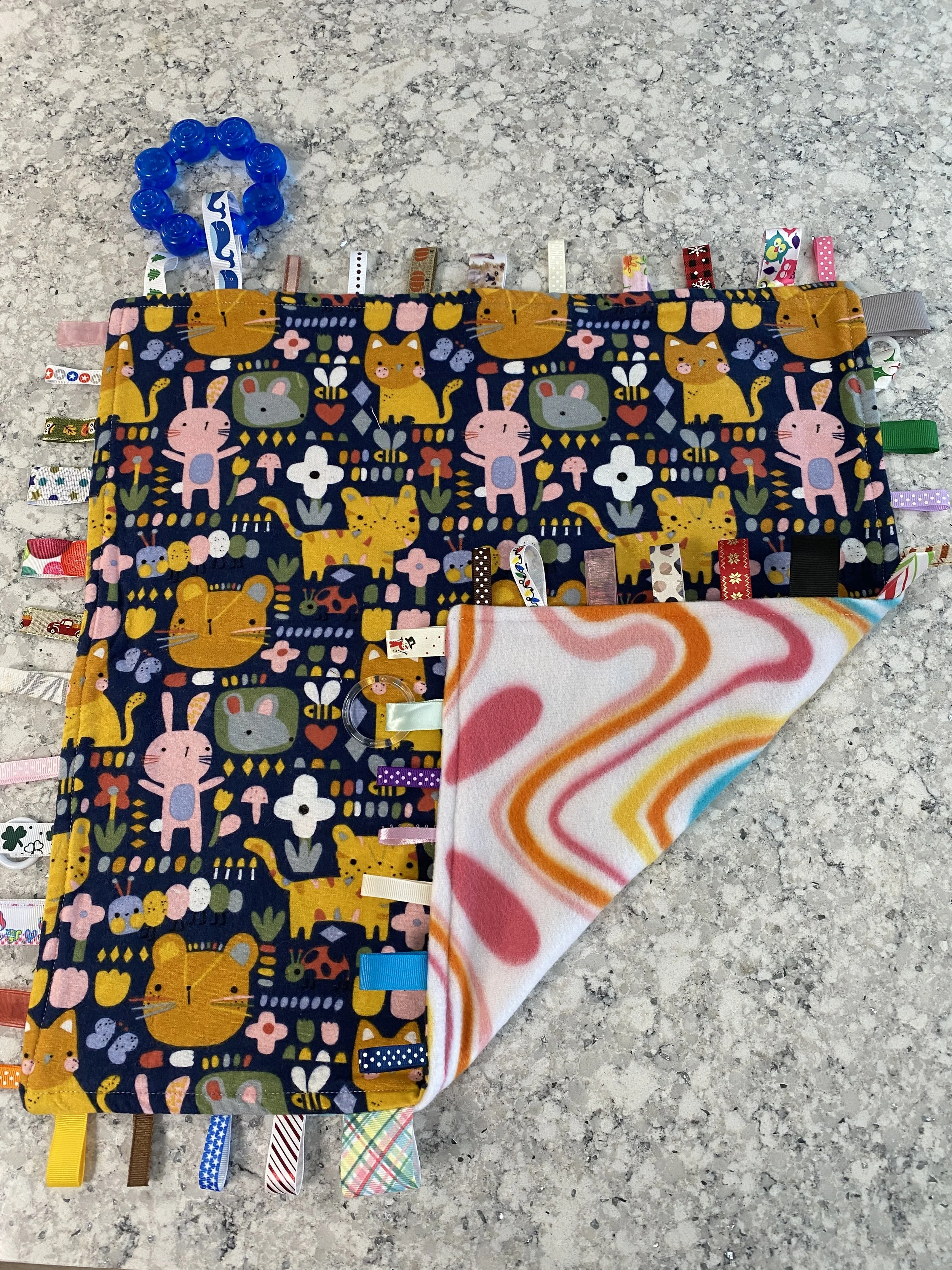 Baby Sensory Tag Blanket