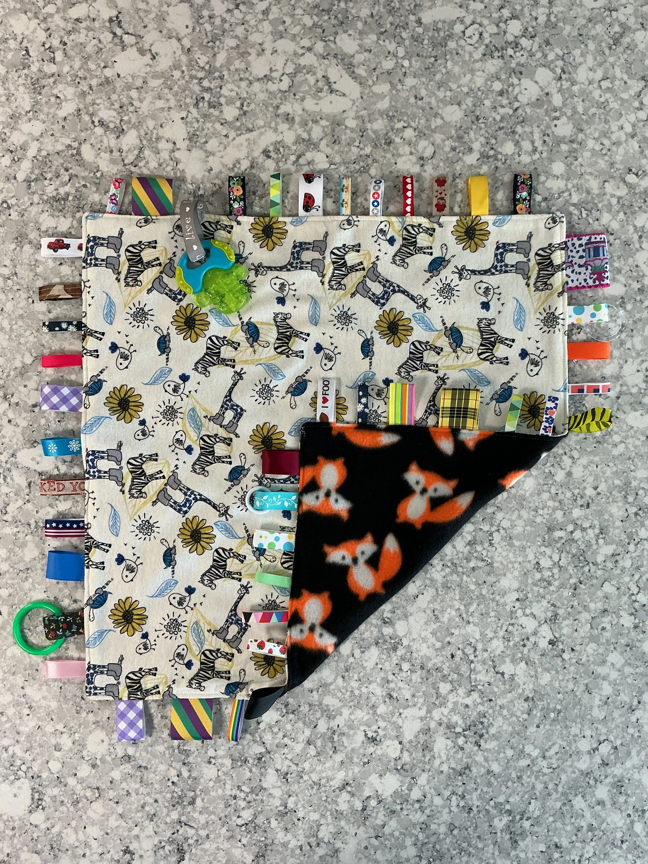 Baby Sensory Tag Blanket