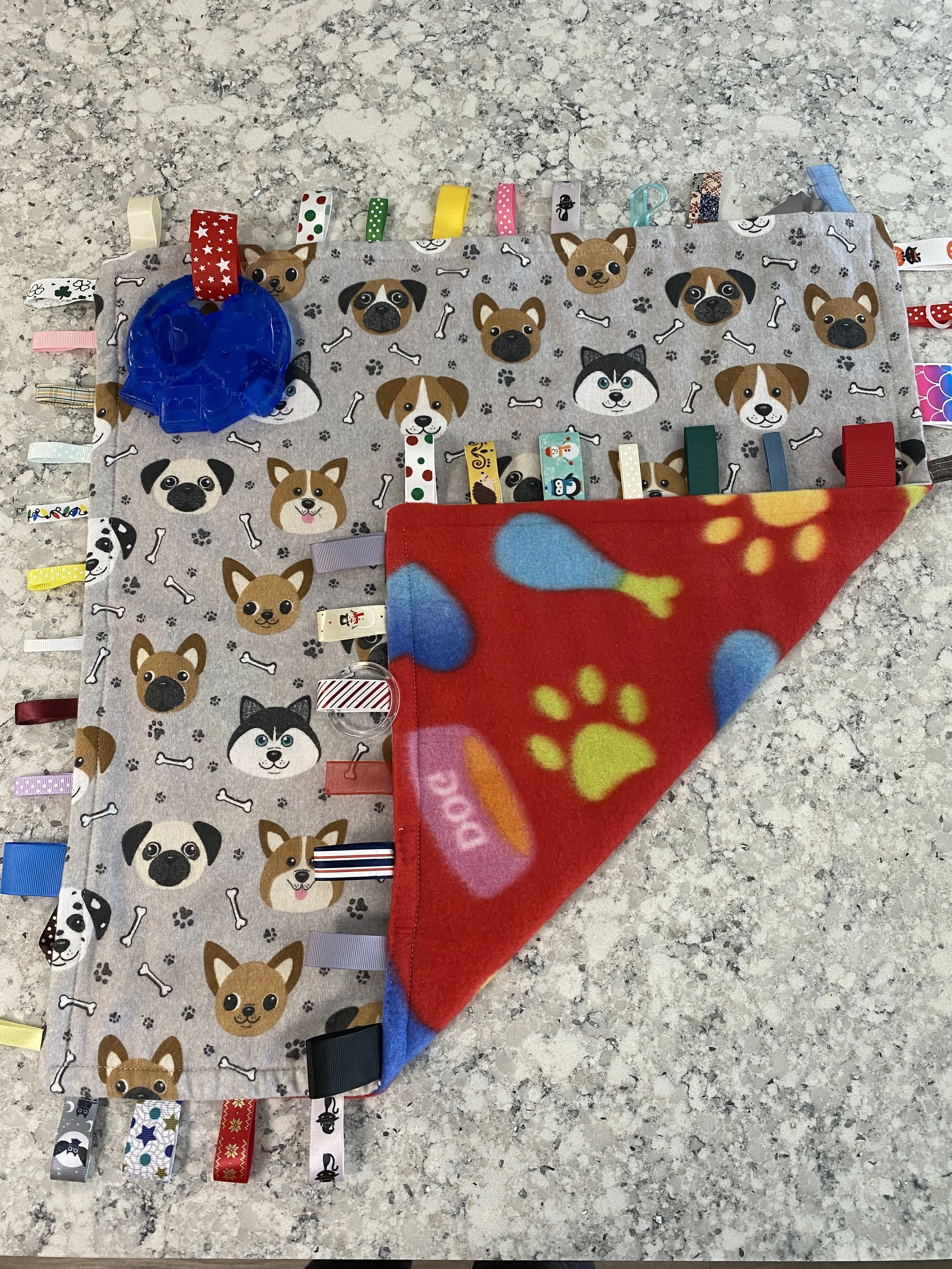 Baby Sensory Tag Blanket