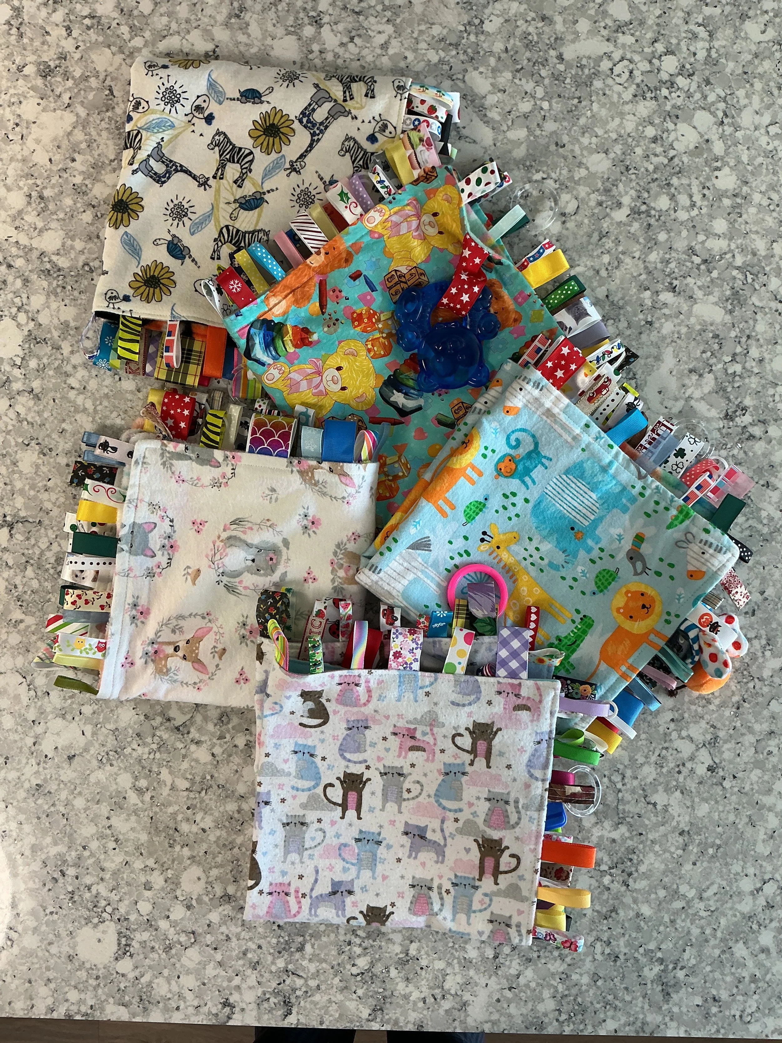 Baby Sensory Tag Blanket