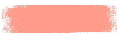 A peach-colored brushstroke on a white background.