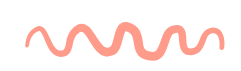 Pink squiggly line on a black background.