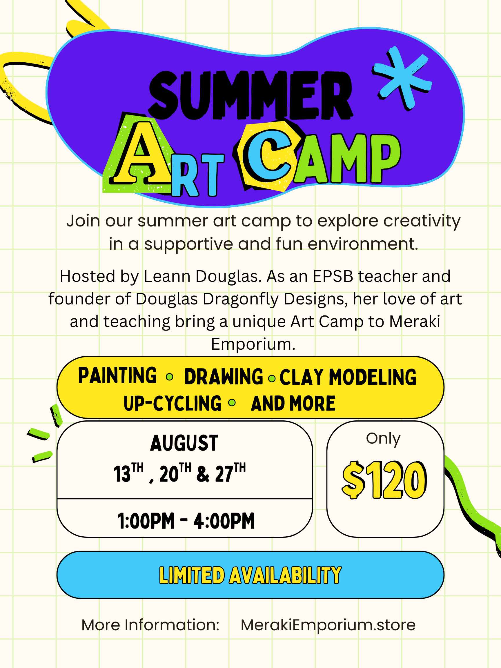 Summer Art Camp - August