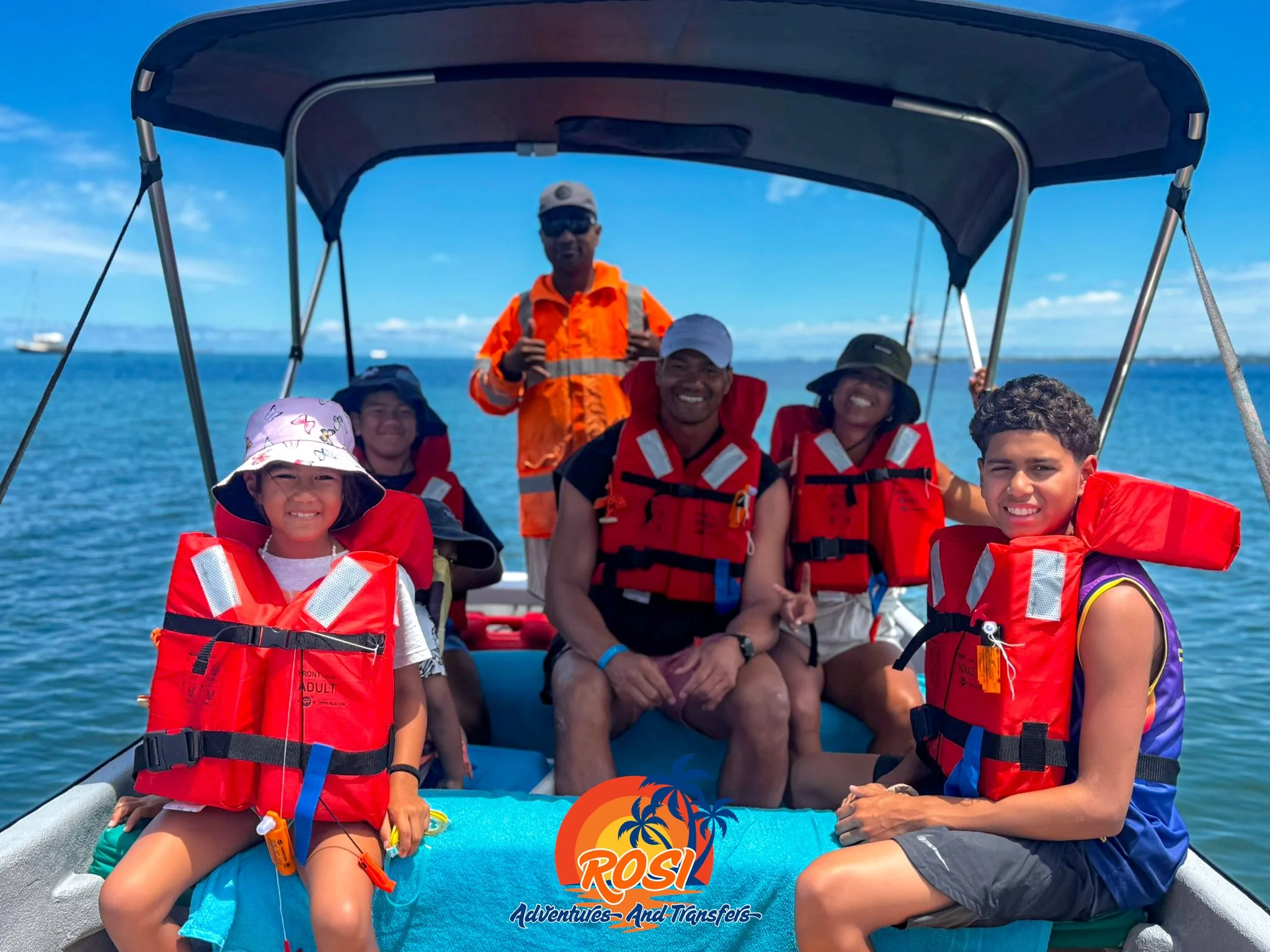 Family Day Out at Sea