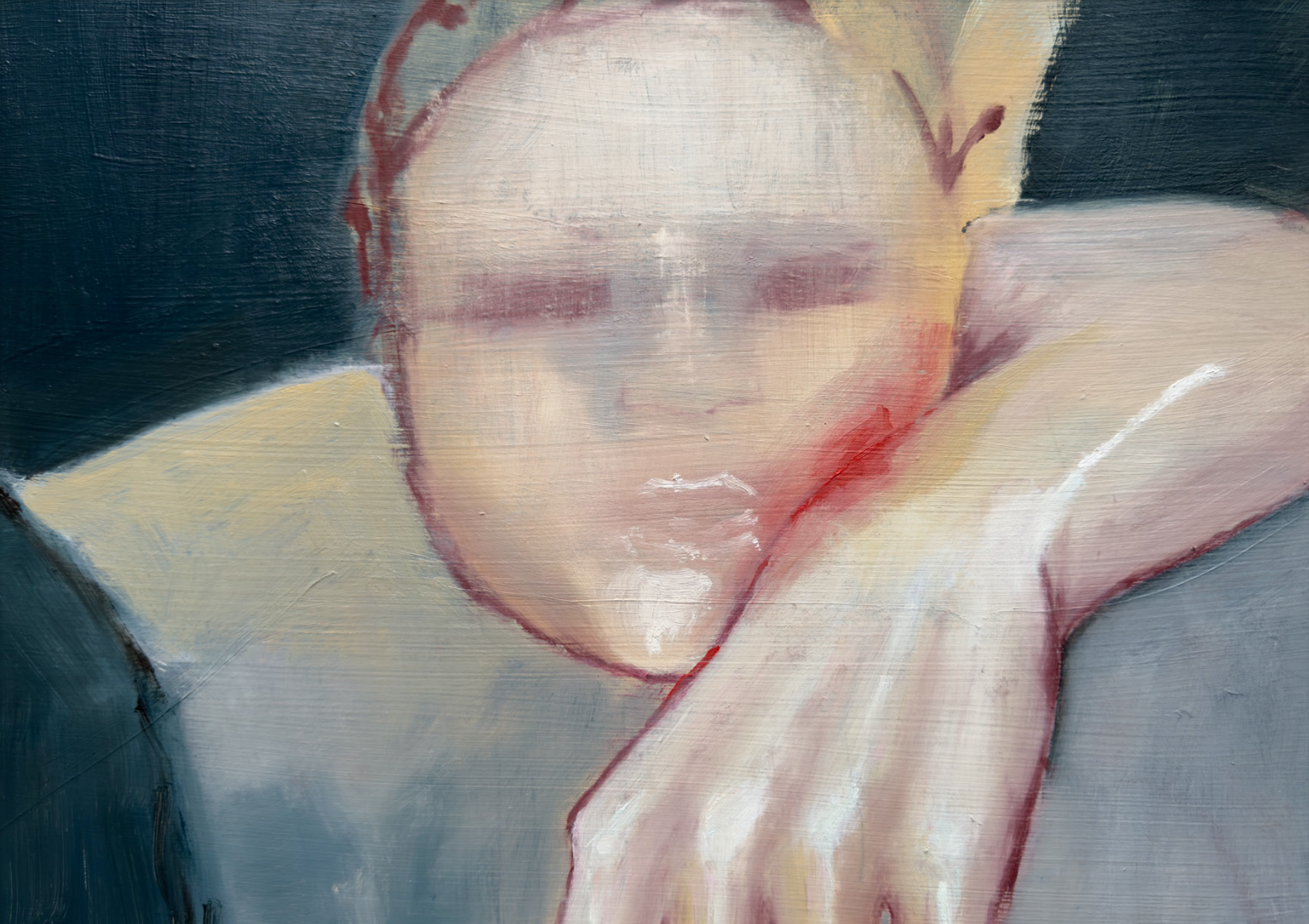 'Cheek to Wrist' Postcard