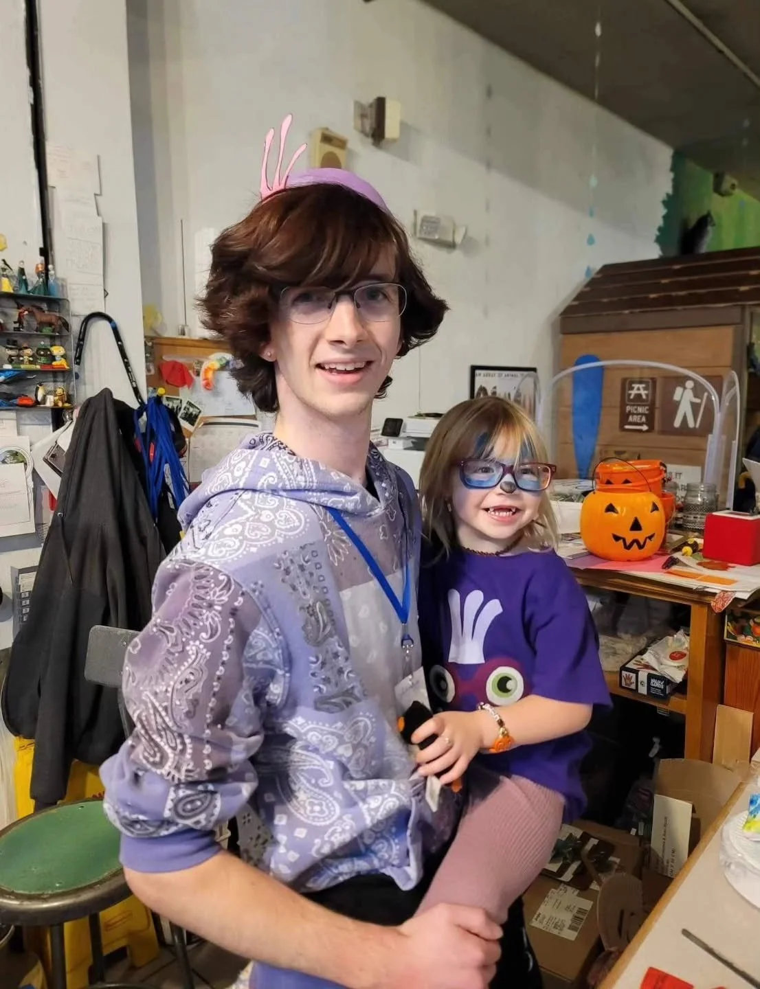 Nostalgia Sunday! Assistant manager Finn first joined our team at Adventure! in 2019 as a volunteer. We hired him to join our paid staff in February of 2020, a few weeks before we closed due to Covid. Not great timing, but we're so glad we've had Fin