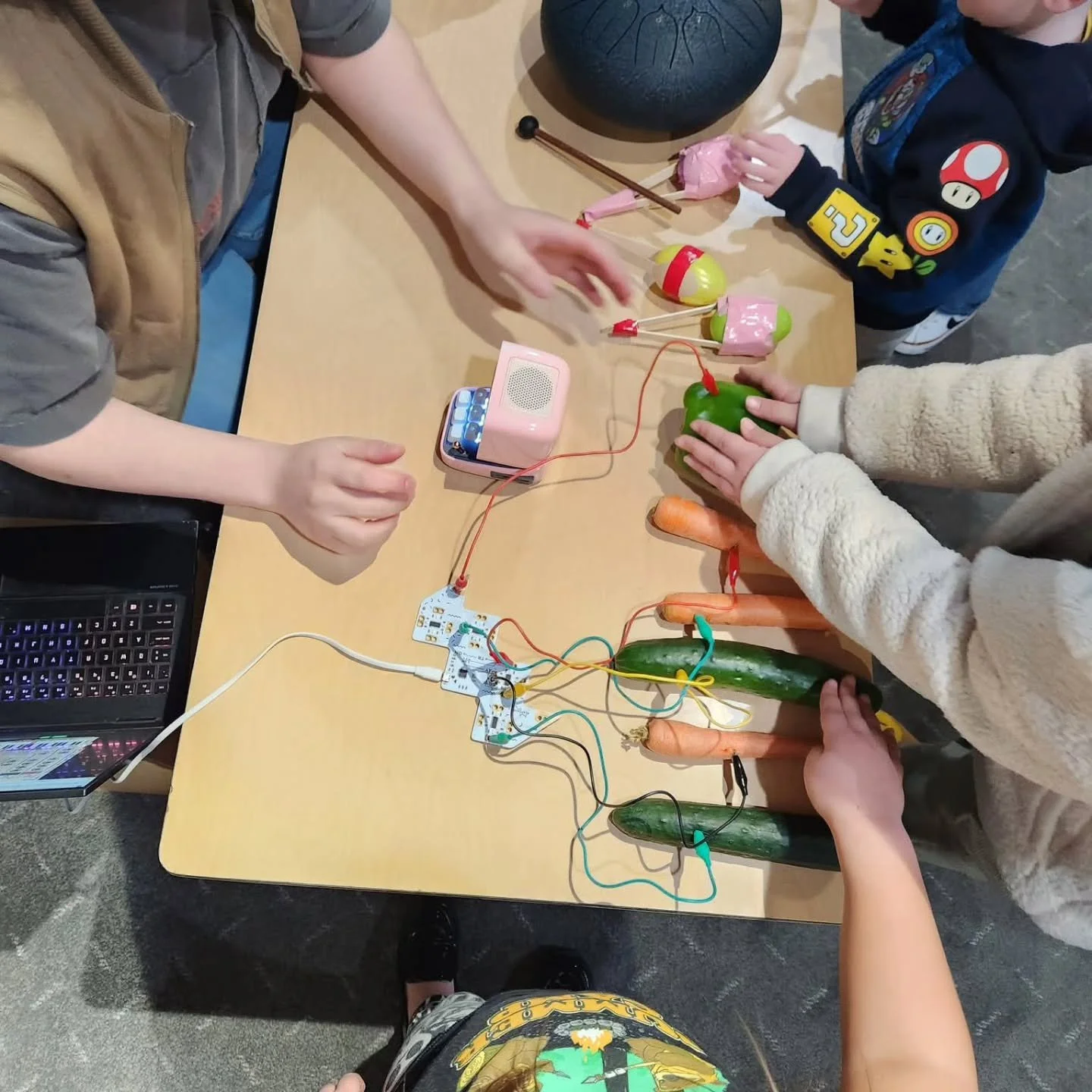 Join us today, March 22, at 2 p.m. to make new music with Eugene Difficult Music Ensemble!