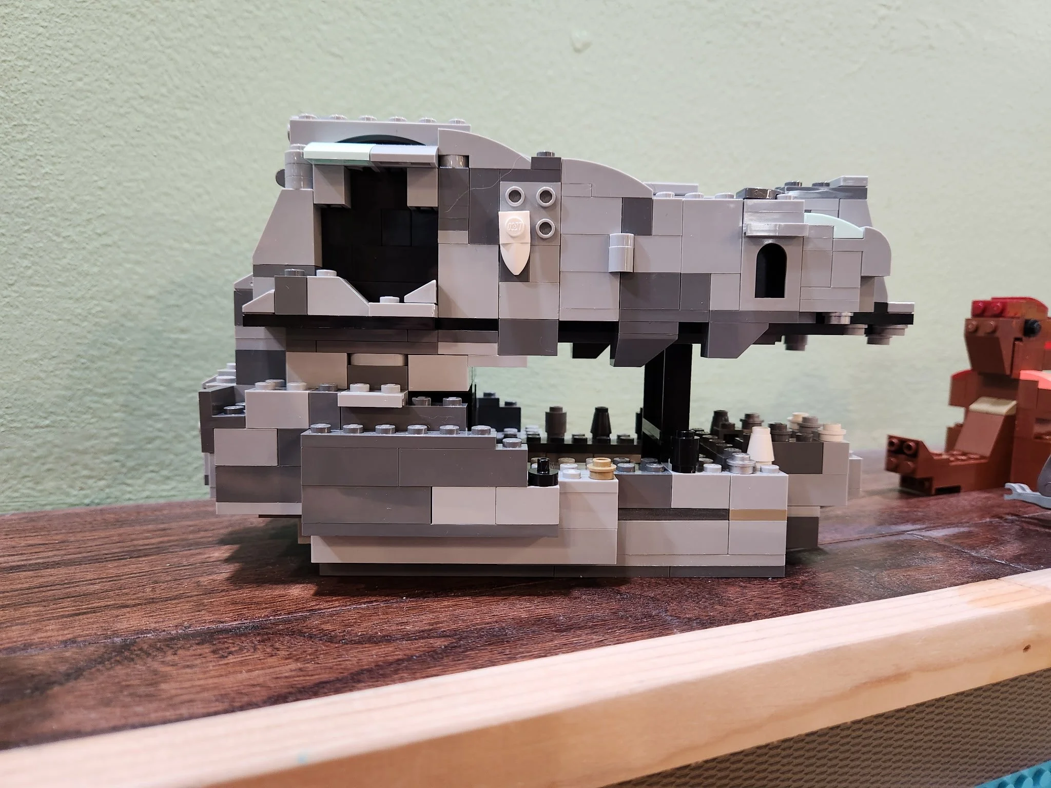 Lego Dino Head - Dinosaur Day of Play.JPG