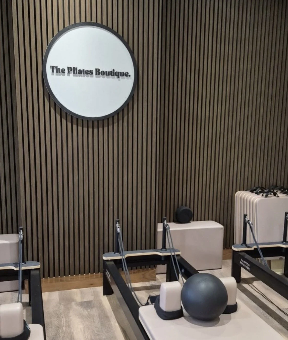 THE PILATES BOUTIQUE SIGN