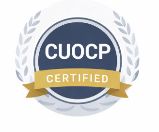 CUOCP Certified badge representing the Certified Utility Operations & Capital Professional credential issued by NACUP.