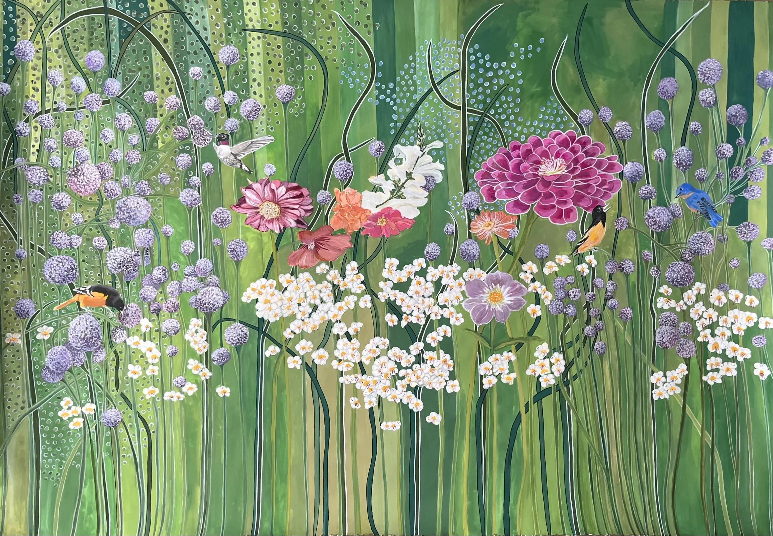 ‘CAROL’S FAVORITES’
2025
33” x 40”
GOUACHE AND INK ON PAPER 