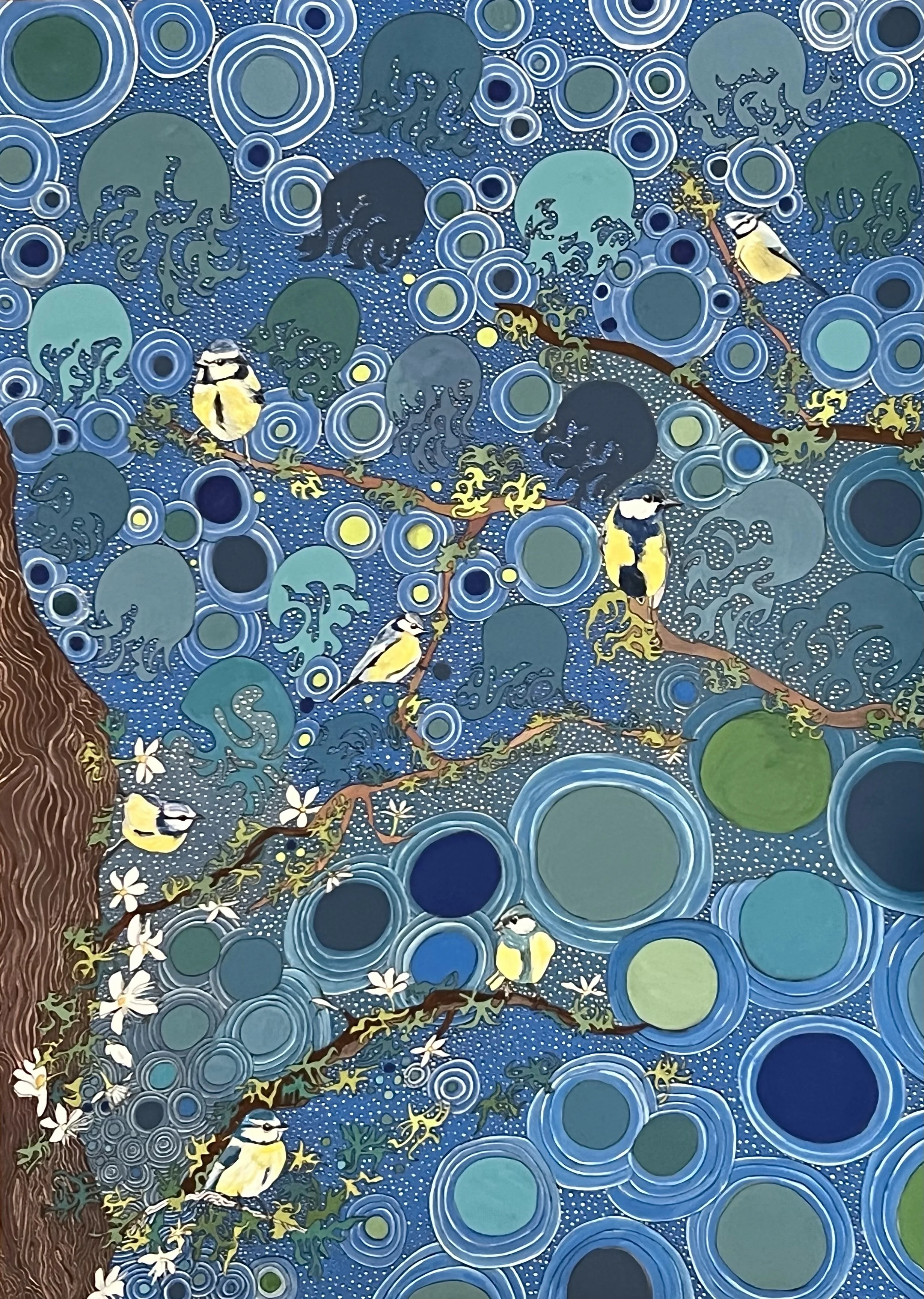 ‘PAINTING FOR PEACE’
2022
GOUACHE AND INK ON PAPER 
20” X 33”