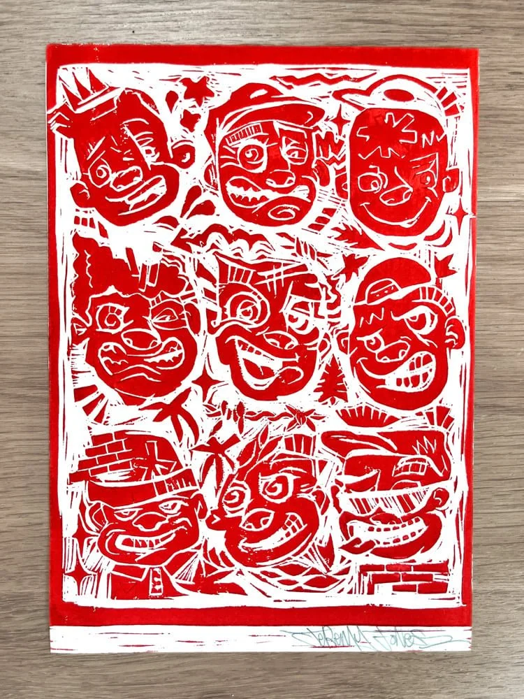 wise-guys-lino-print-red.jpg