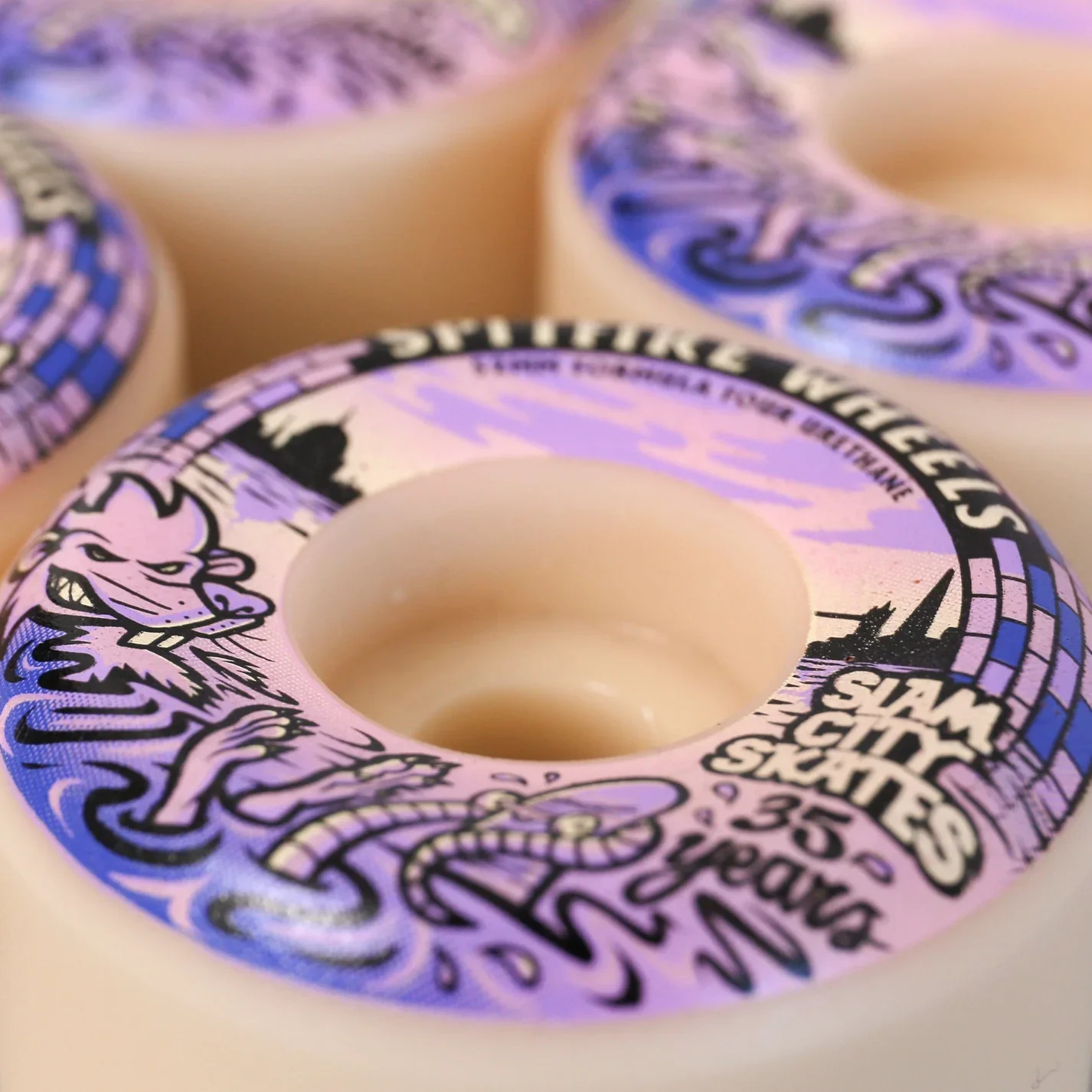 Spitfire Wheels x Slam city skates