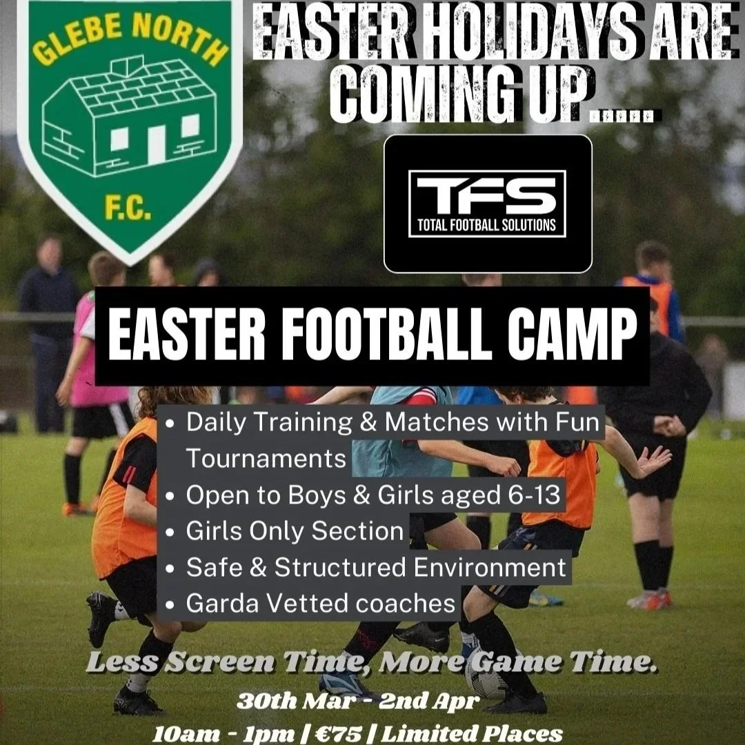 TFS Easter Camp Balbriggan  30th March-2nd April -  10am-1pm