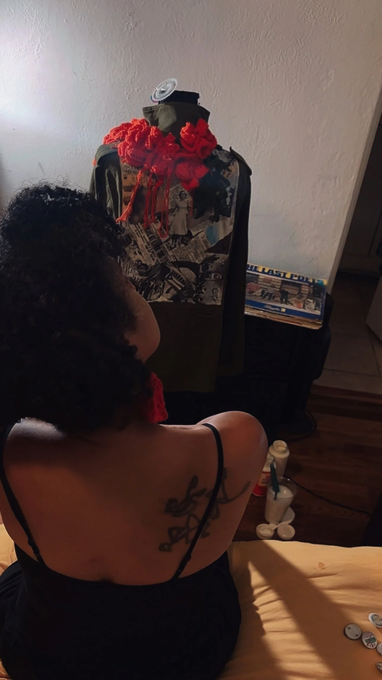 "The People's Plan" Crochet/Collage Jacket