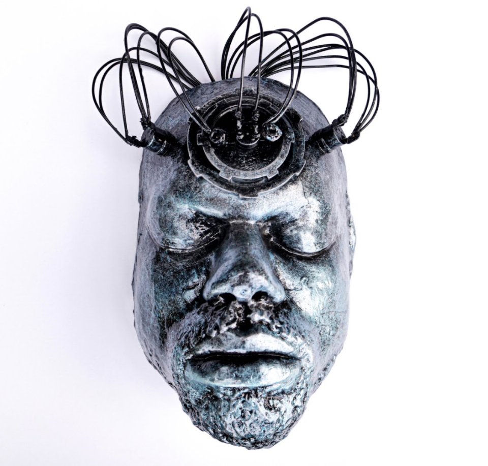 "Crown of Future Knowledge
" MASK SCULPTURE *SOLD