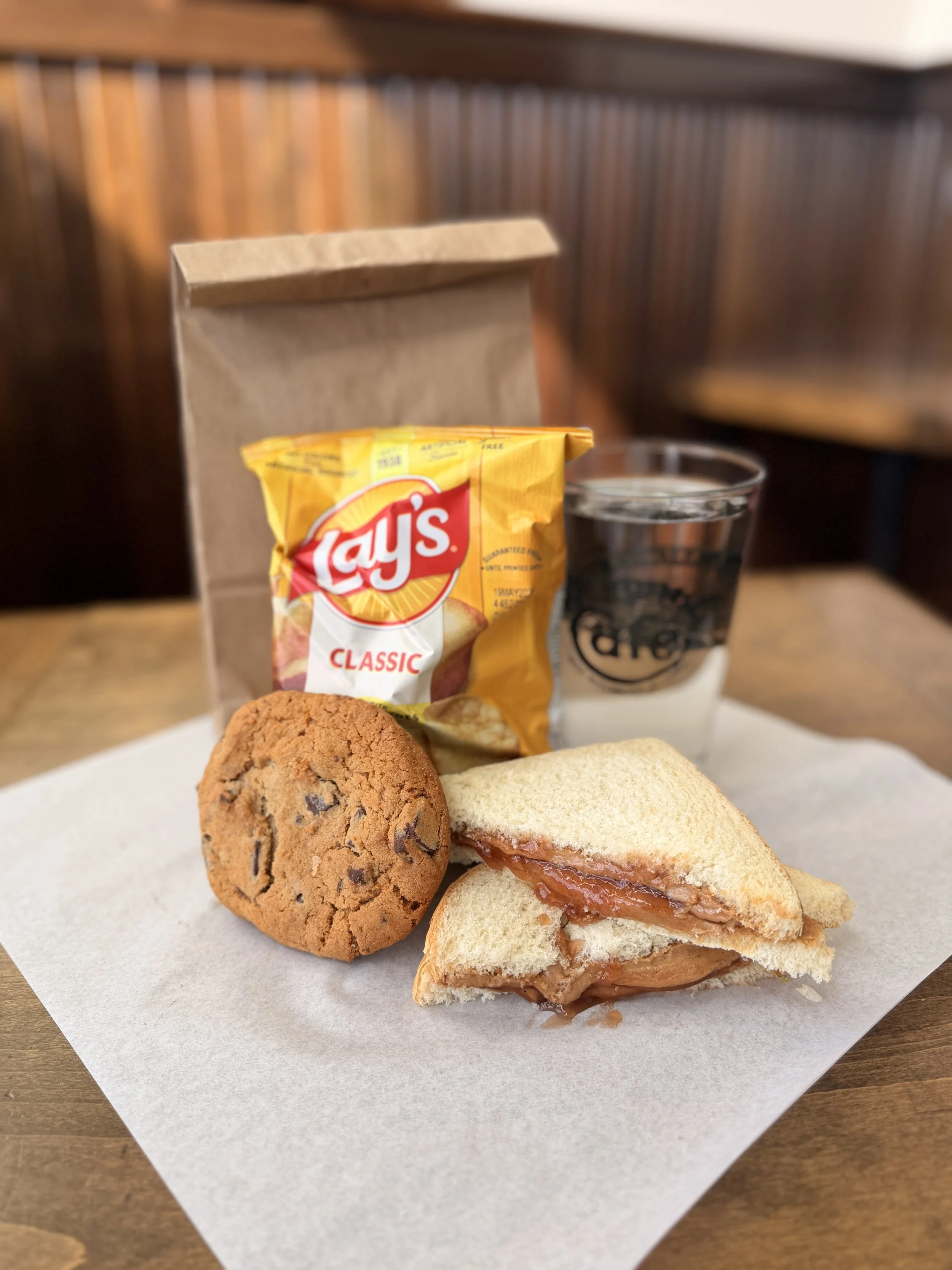 peanut butter and jelly, whales and lunch