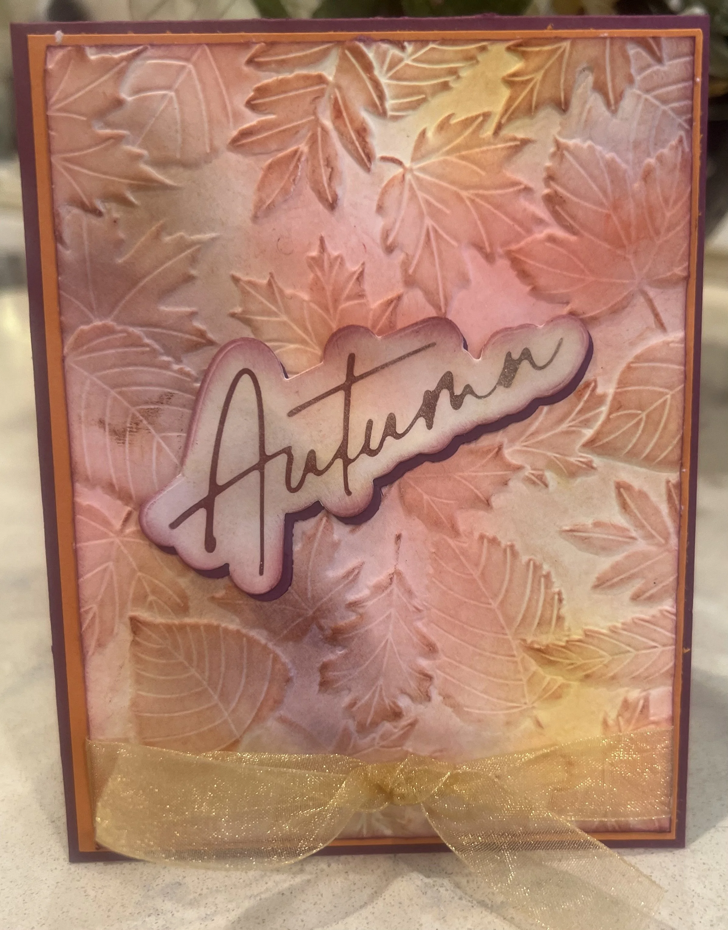 Falling Leaves with Autumn Sentiment