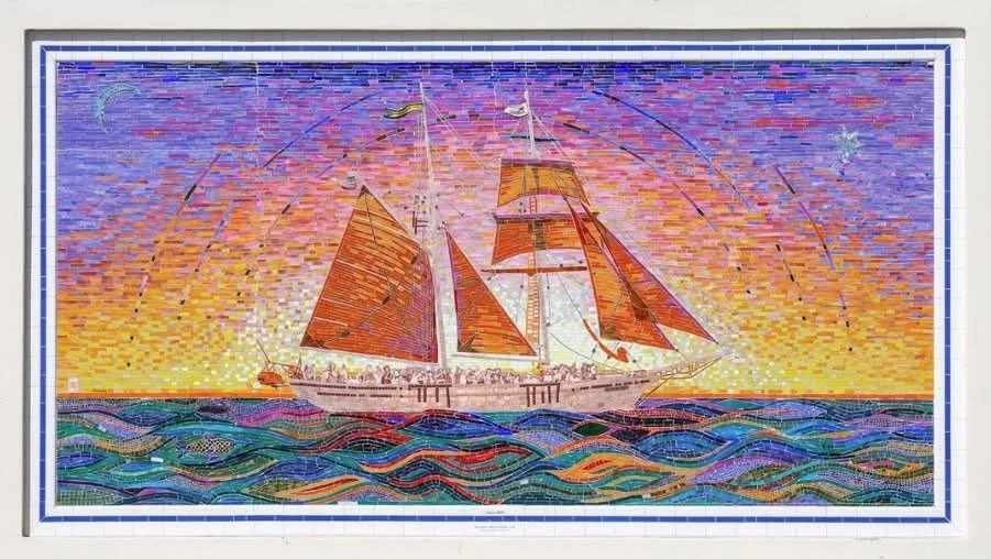 Tall Ship Mosaic Dana Point
