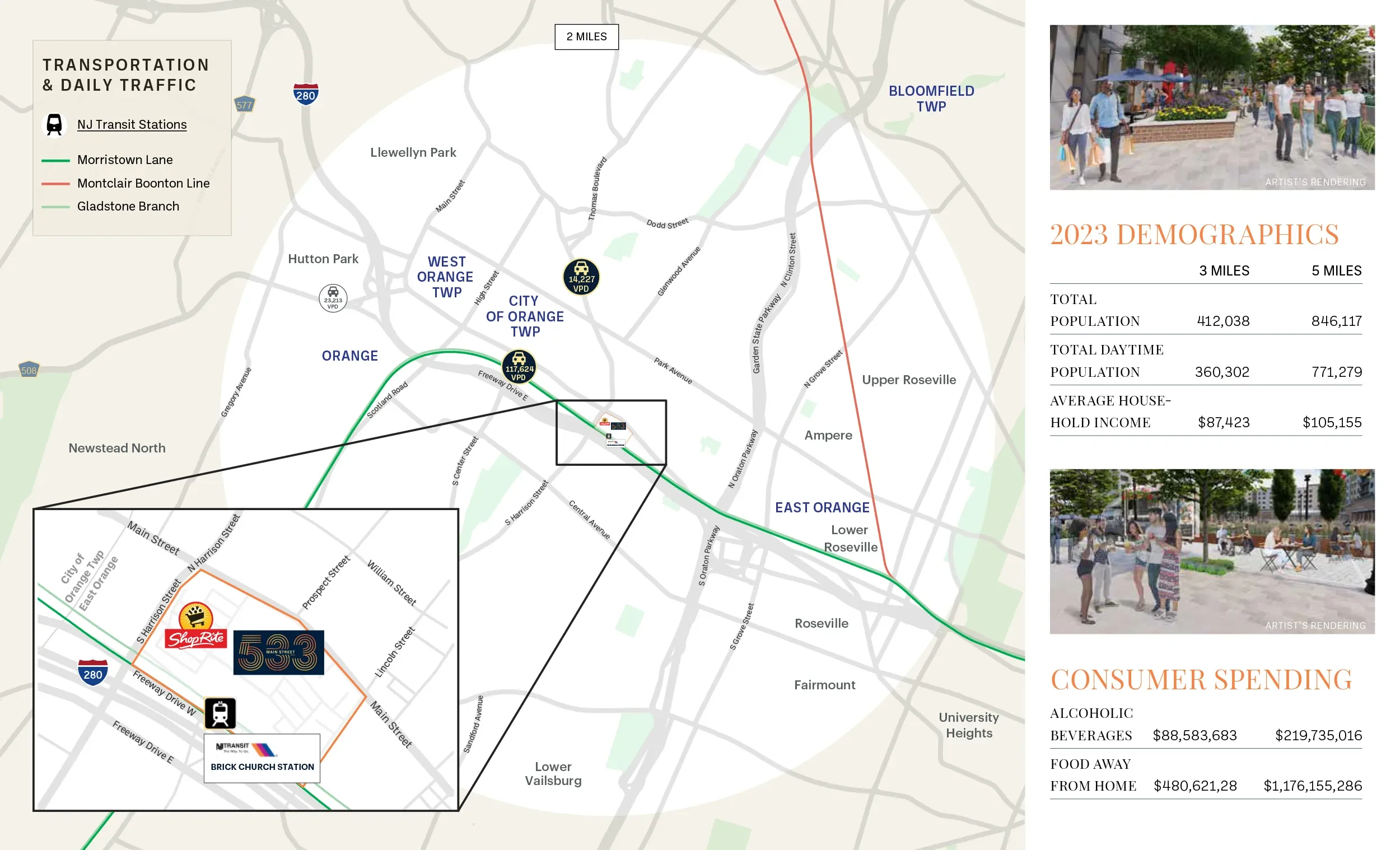 transportation / traffic map