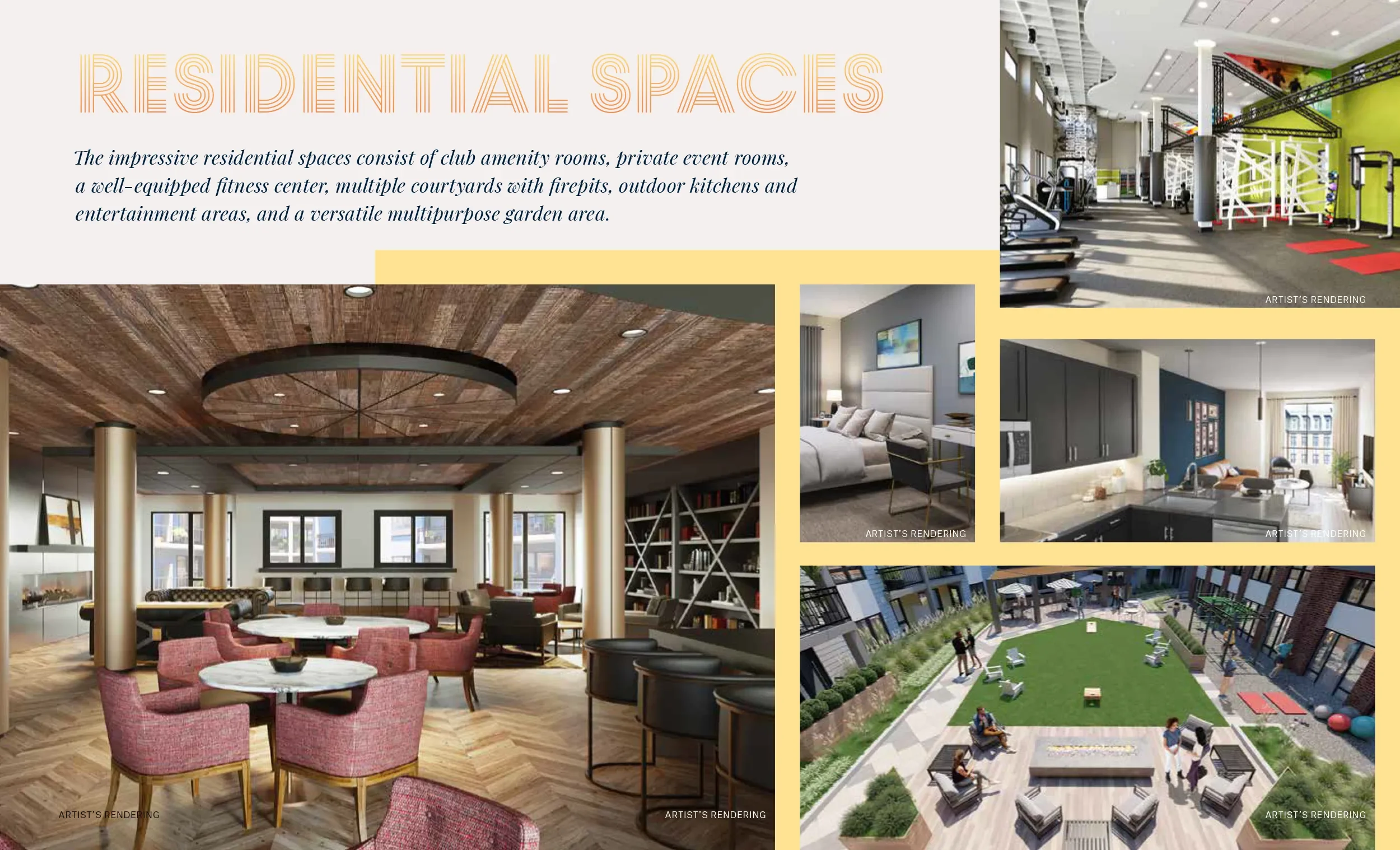 residential spaces-renderings