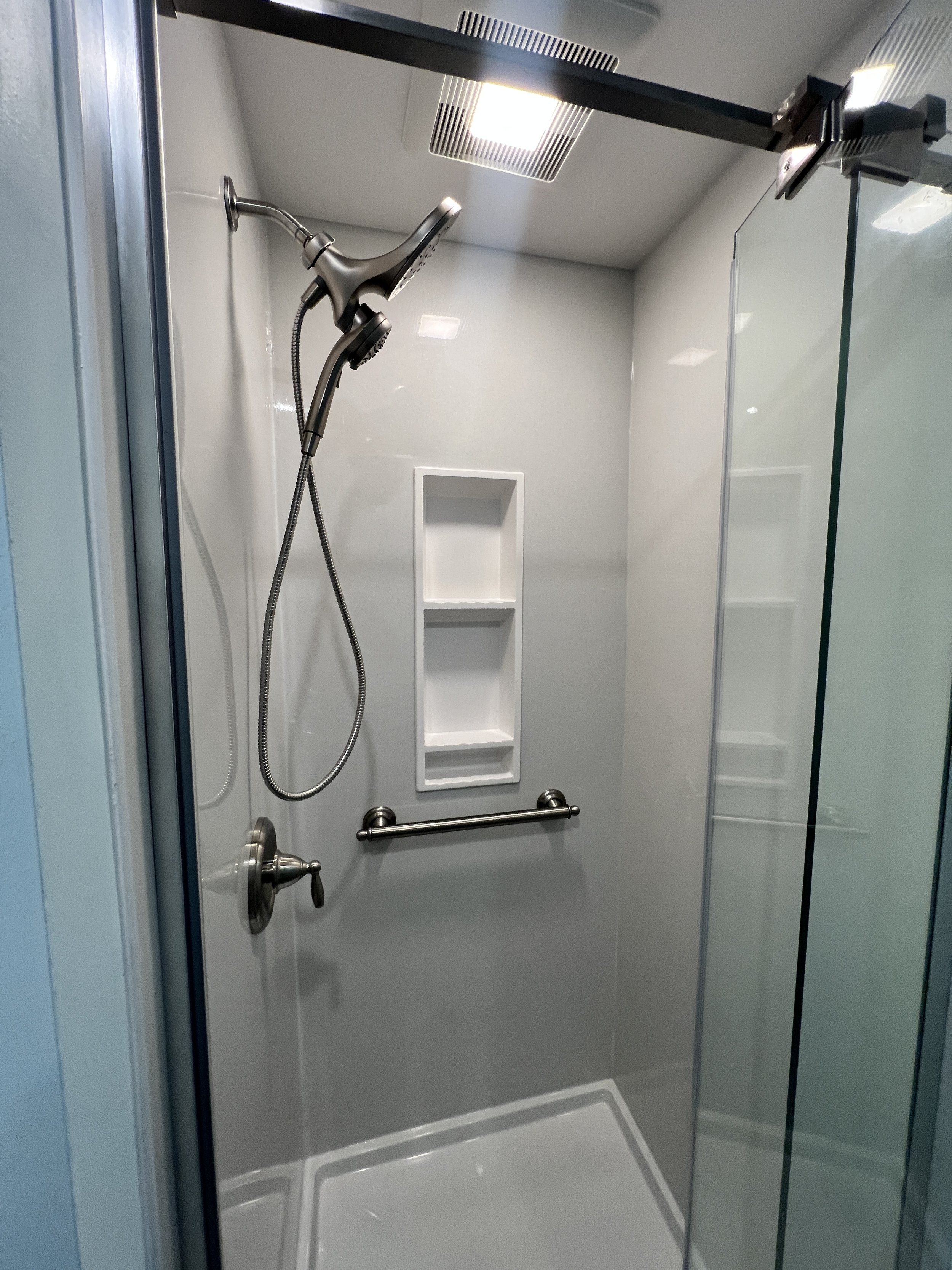solid surface shower. walk in shower connecticut