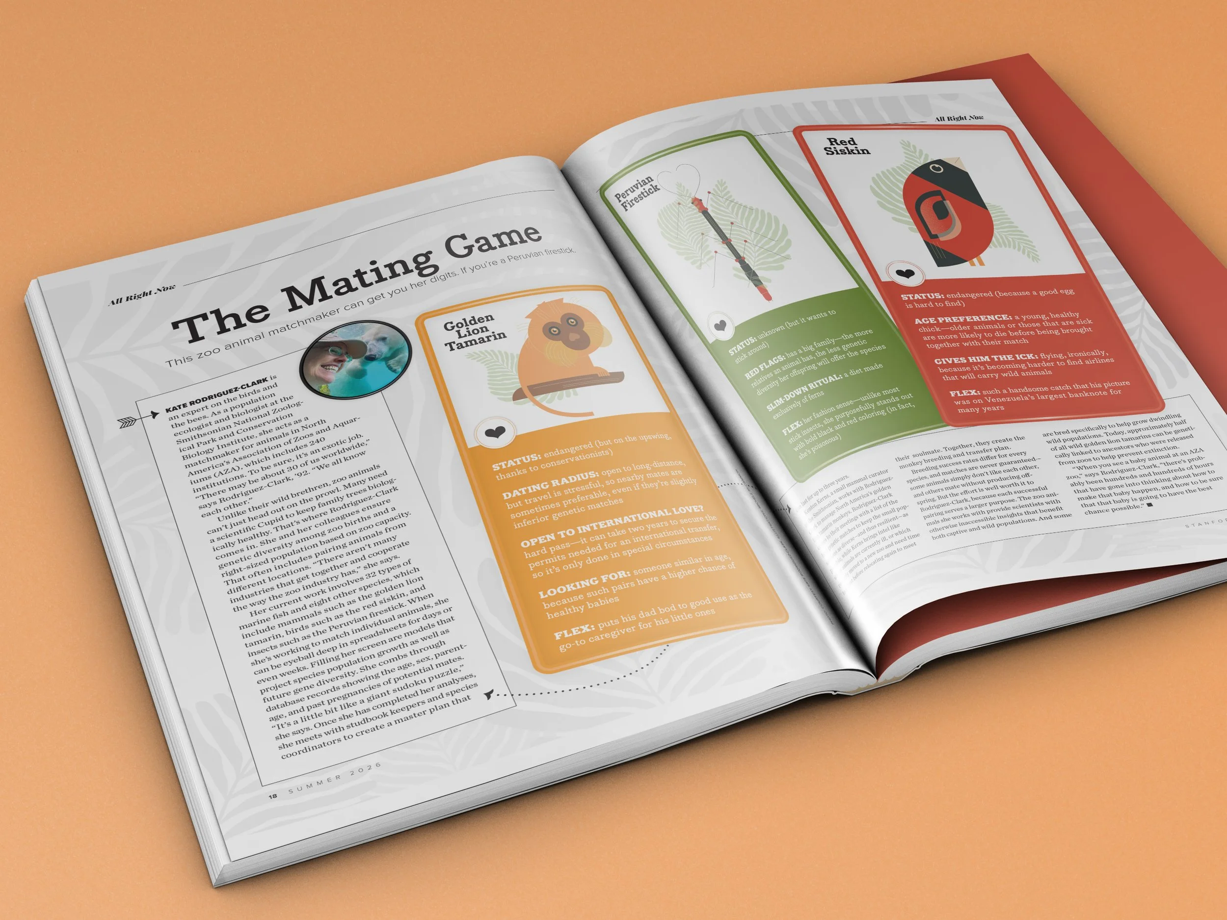 The Mating Game STANFORD magazine illustration