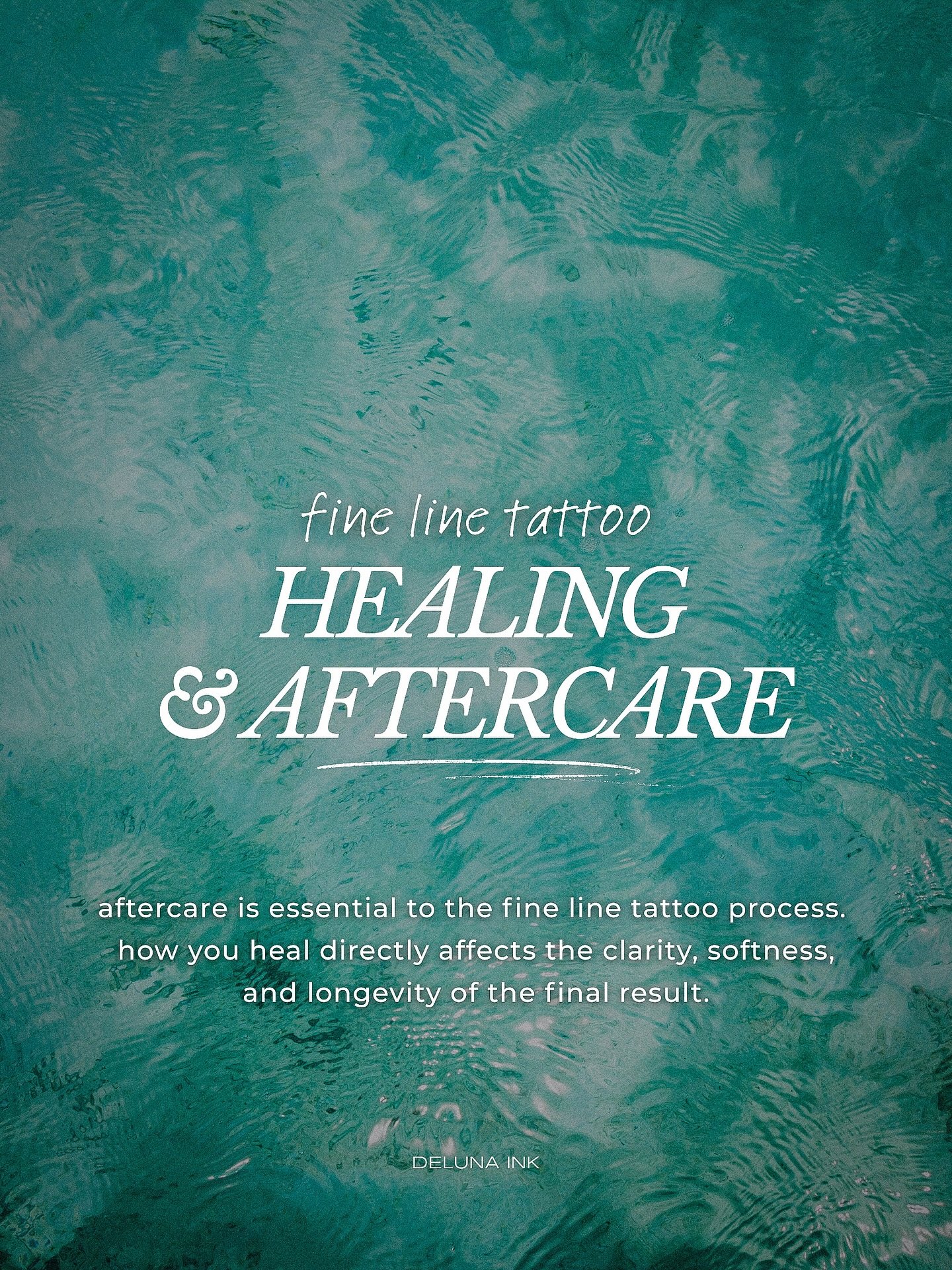 healing &amp; aftercare 🌙

healing is an essential part of the fine line tattoo process. how your skin heals plays a major role in how your tattoo settles, softens, and ages over time.

this post is here to help set expectations and support the best