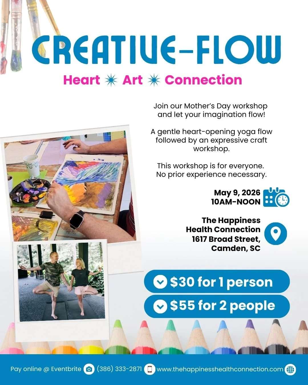 Creative-Flow Yoga and Workshop