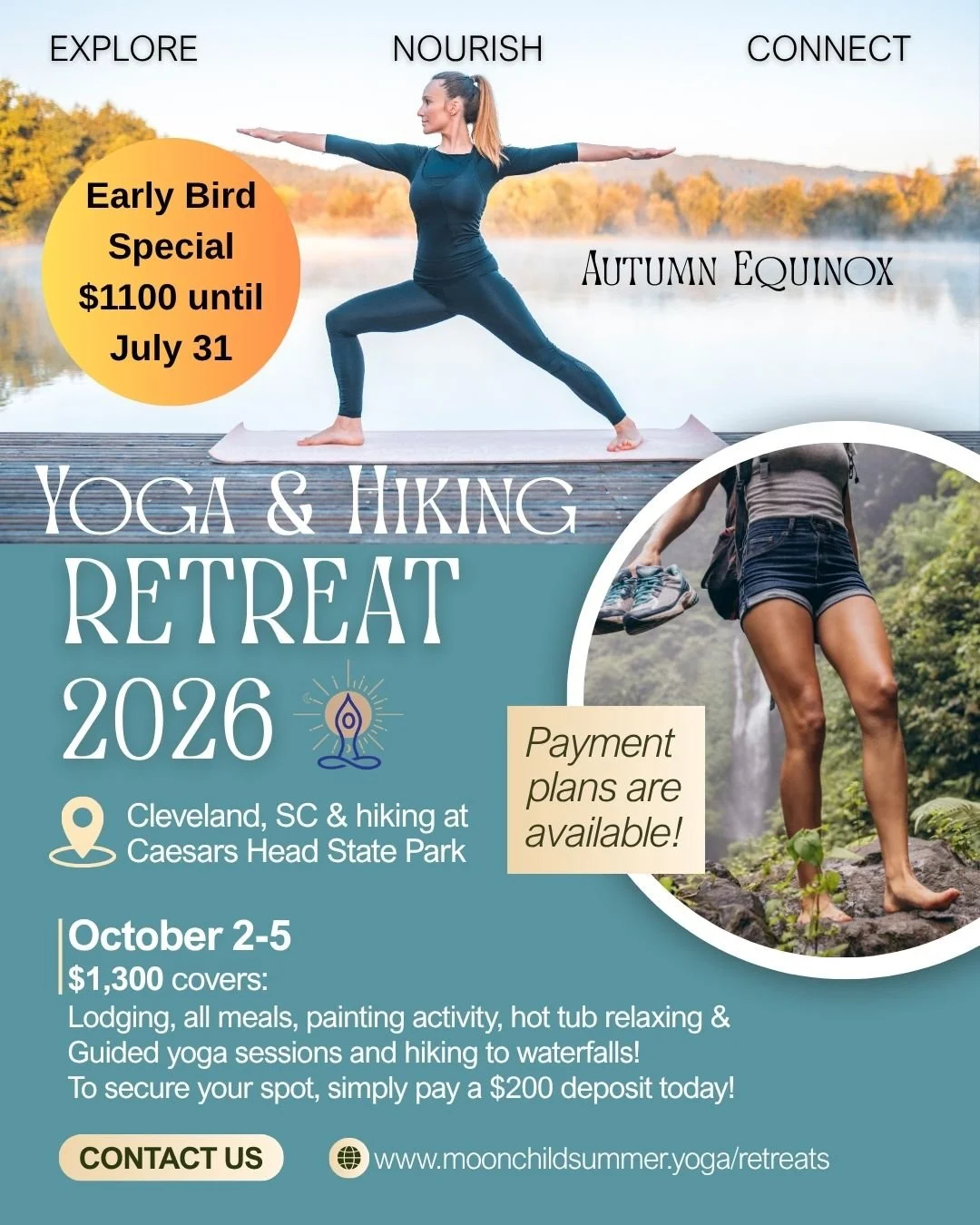 Autumn Equinox Yoga and Hiking Retreats