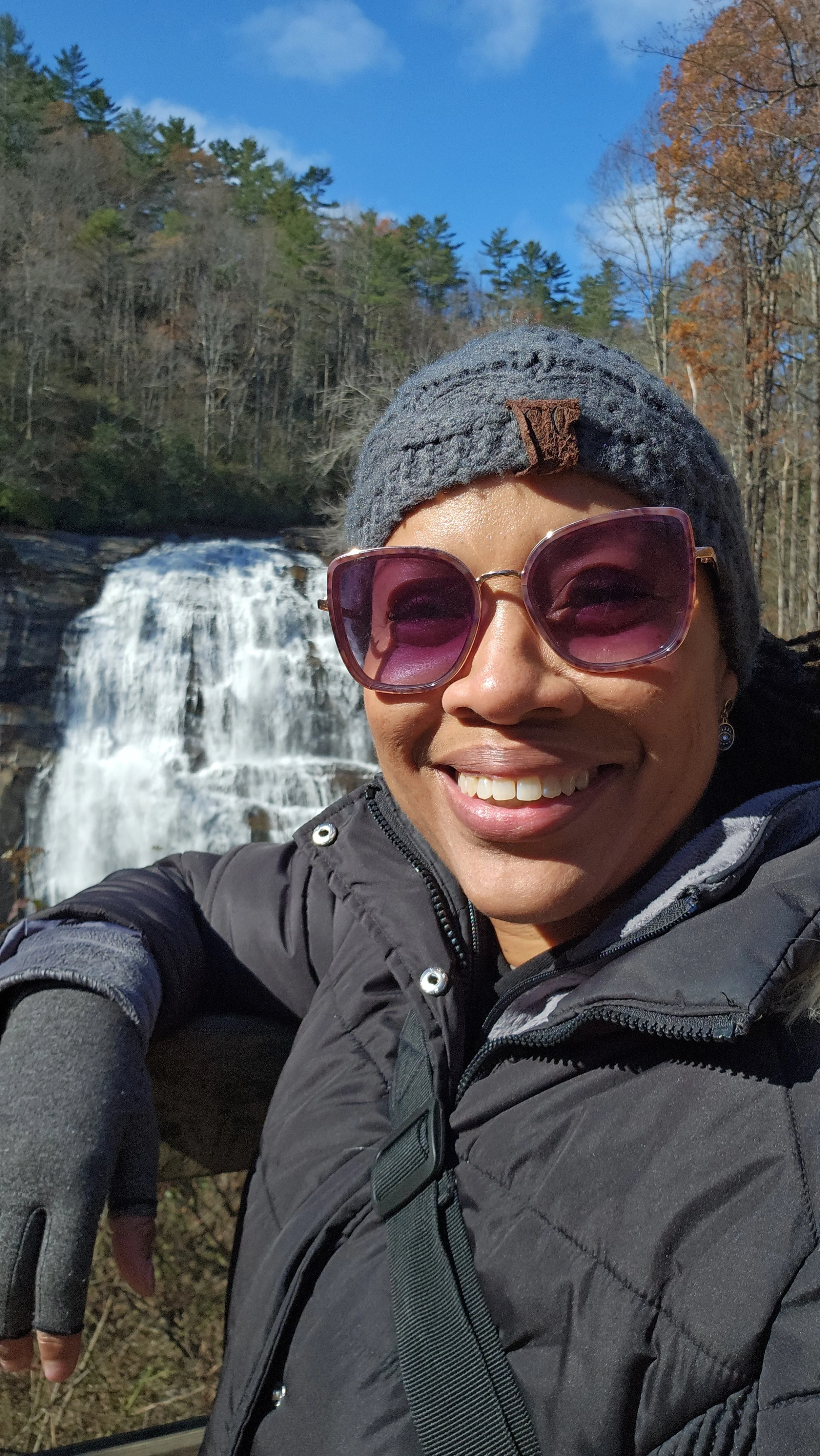 Candace at Rainbow Falls- Moonchild Summer Yoga