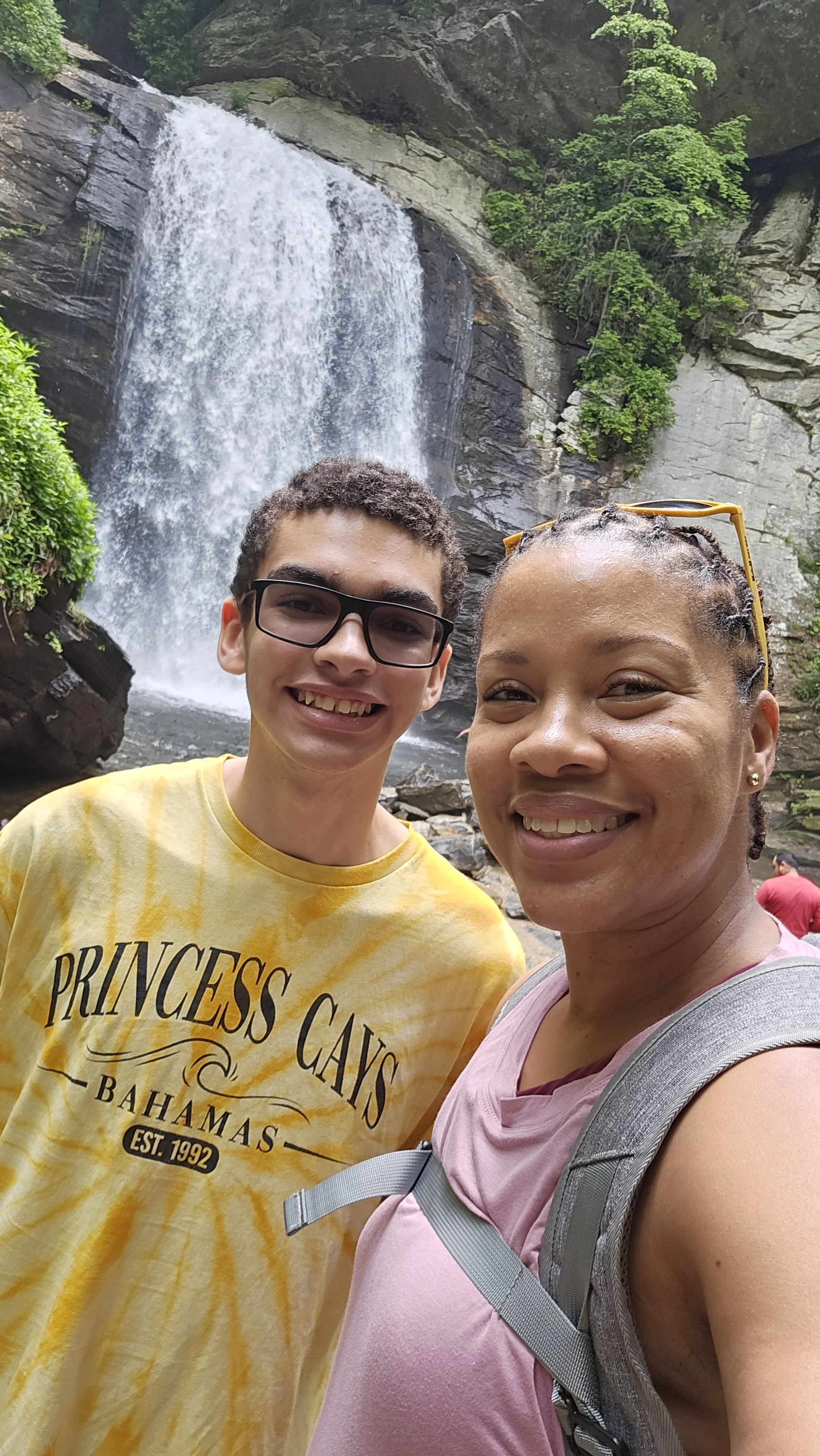 At Looking Glass Waterfall- Moonchild Summer Yoga