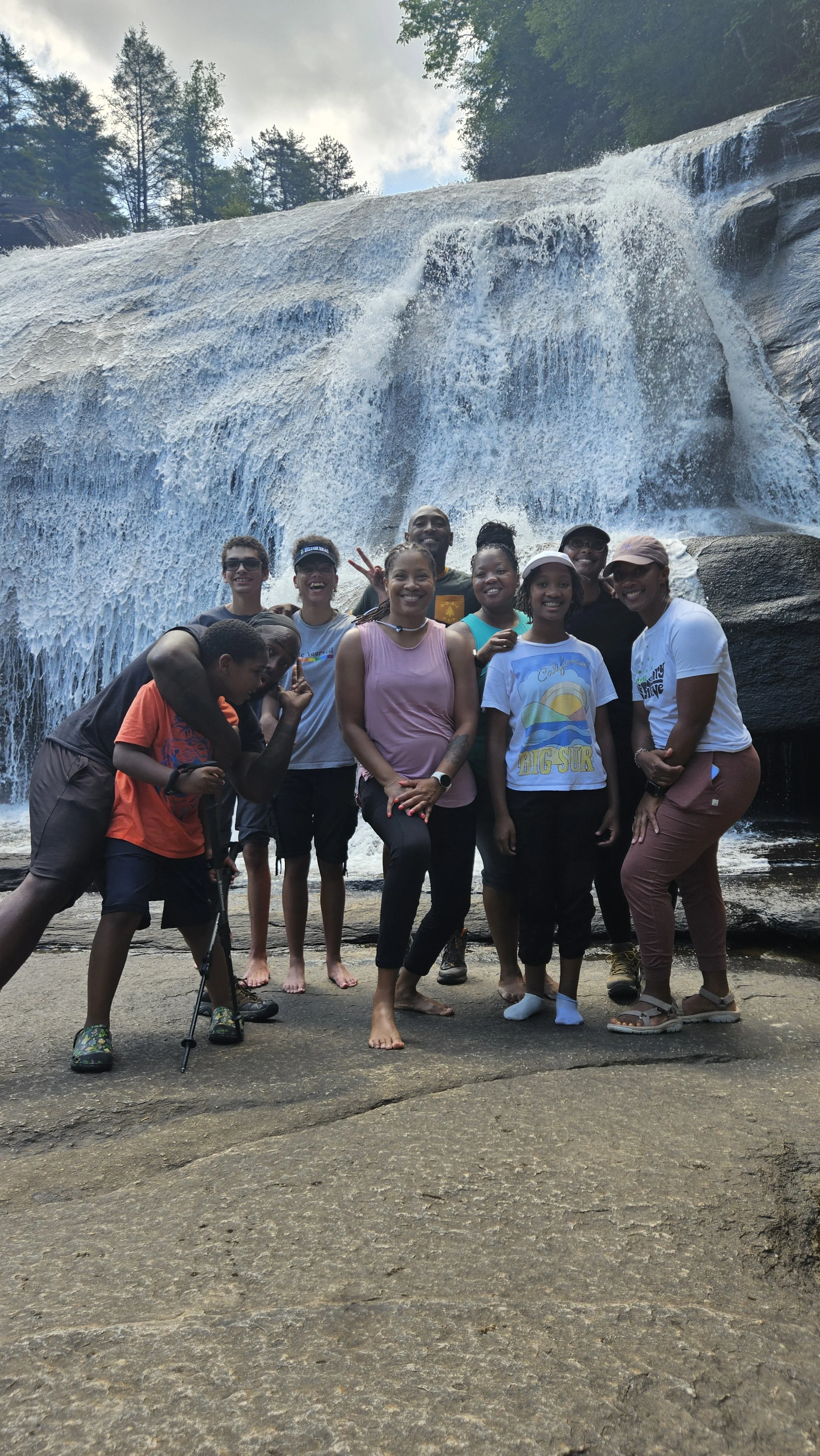 Triple Falls, Brevard, NC- Moonchild Summer Yoga