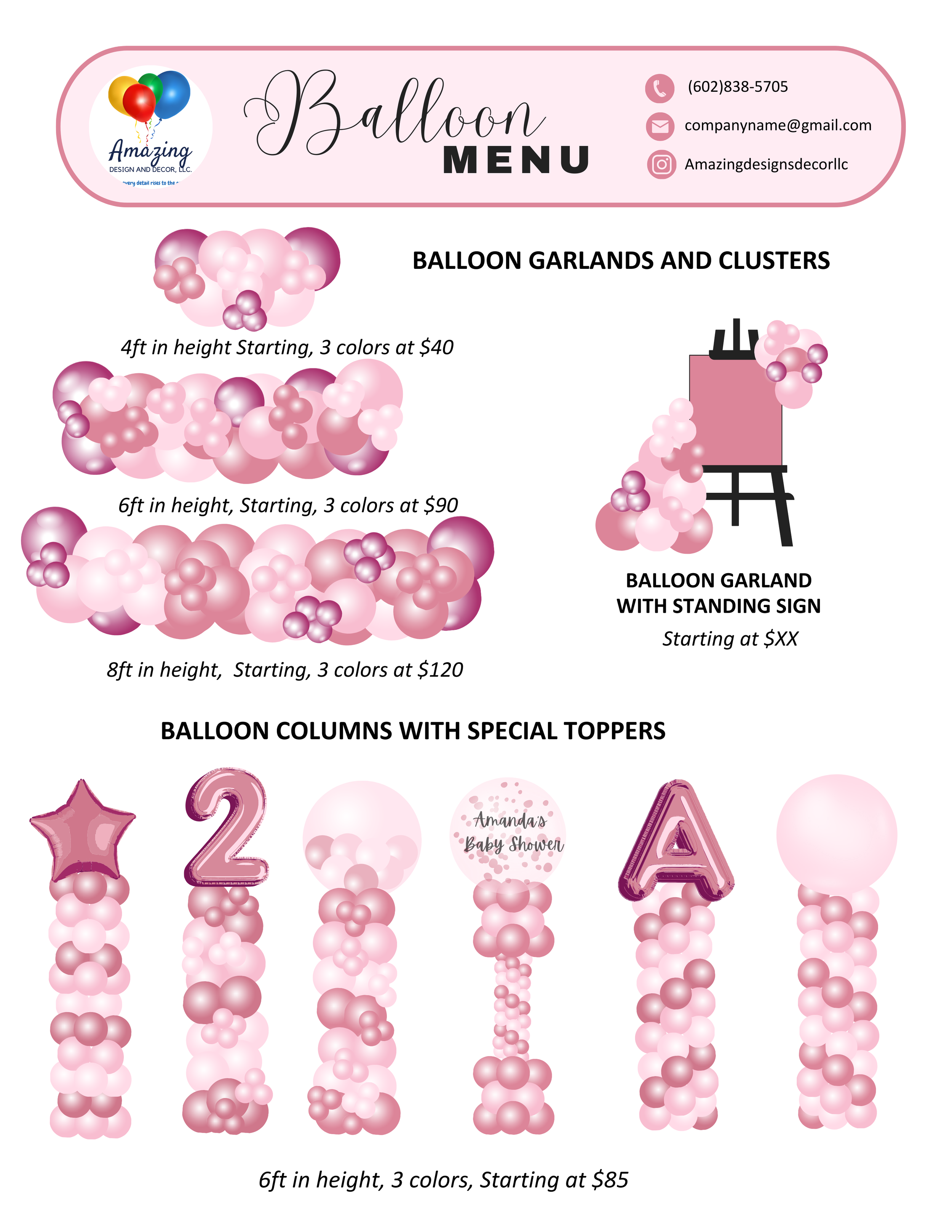 Custom Balloon Decorations