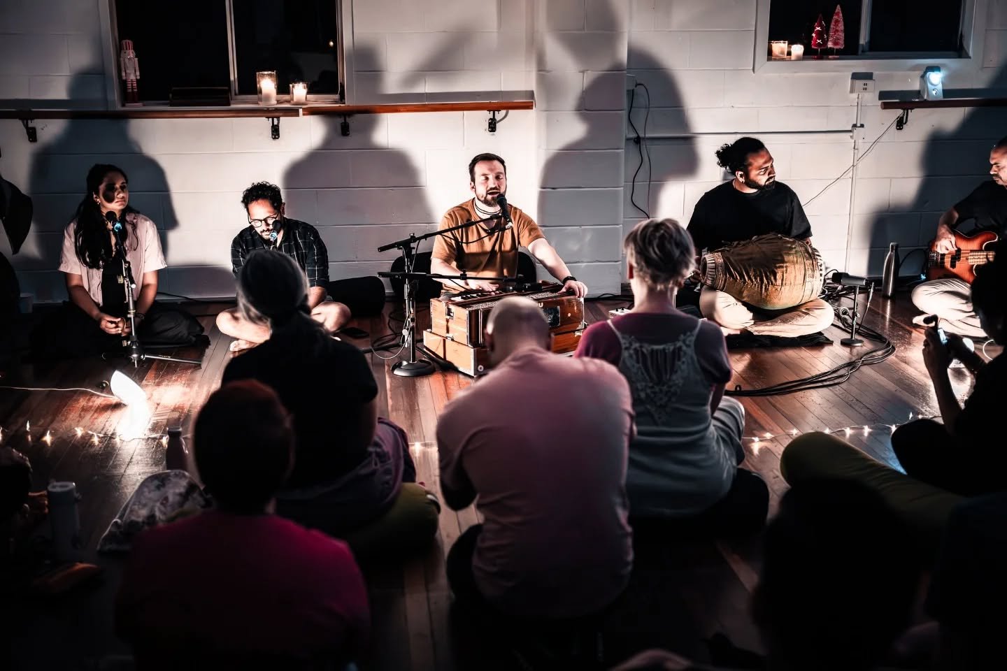 Warm hearts, loud drums, and infinite grace. 🥁❤️

Christmas is all about connection, and there&rsquo;s no deeper connection for us than chanting together. 

So grateful to share these vibrations with friends who feel like family. 

Wishing you all a